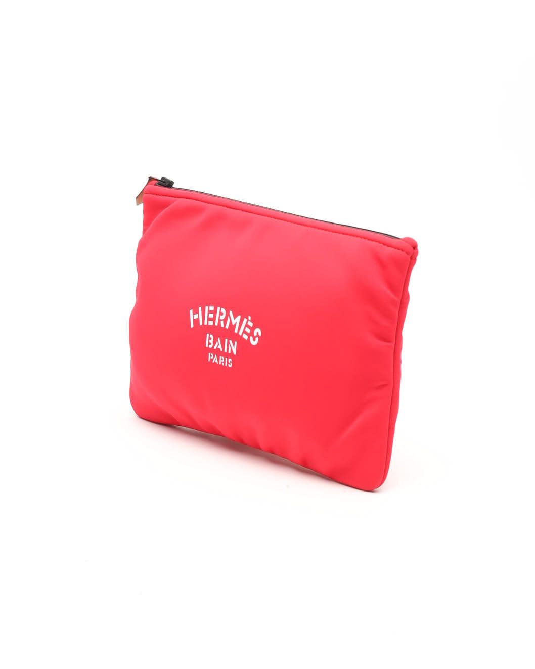 HERMES Pre-owned Hermès Bain Neoban Mm Pouch In Red