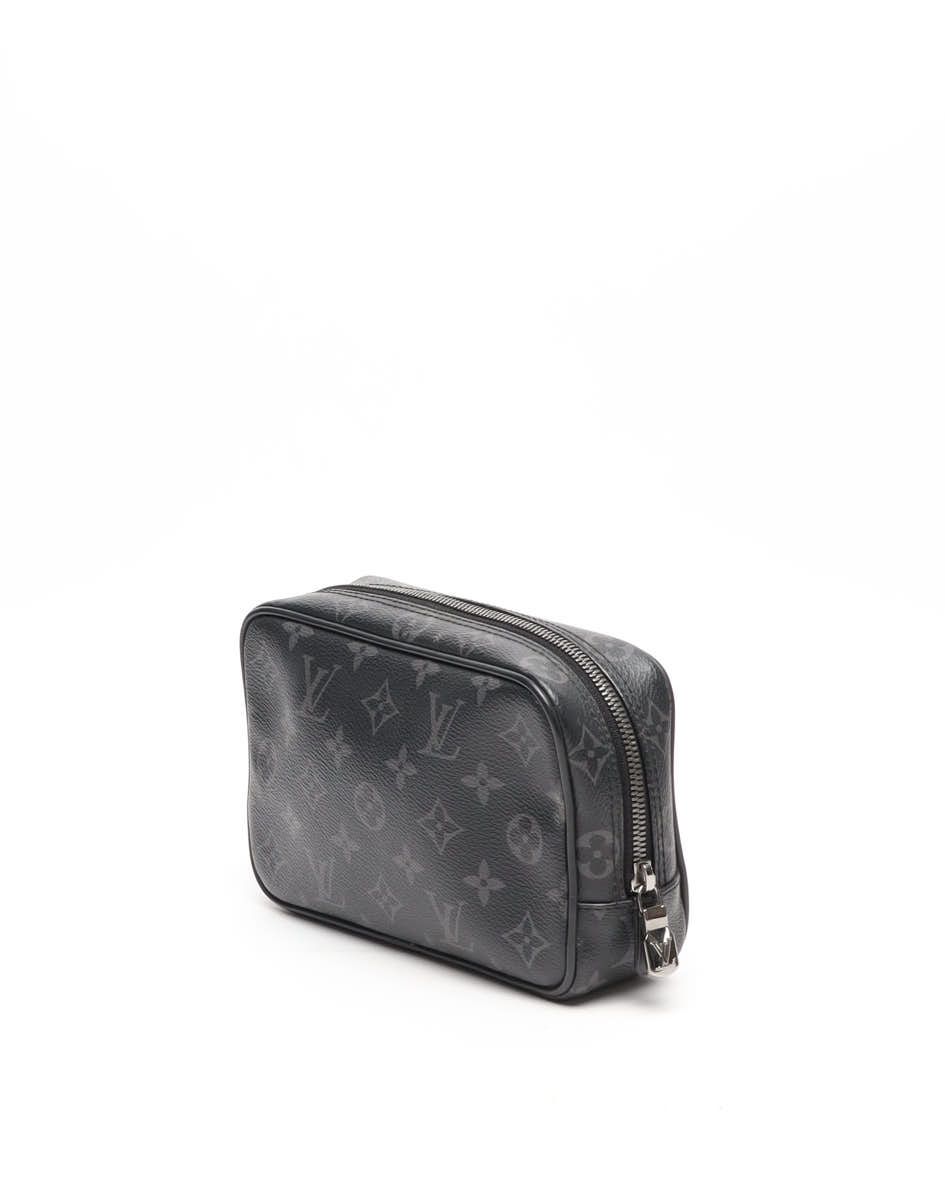 LOUIS VUITTON Pre-owned Eclipse Toiletry Bag Pm In Black