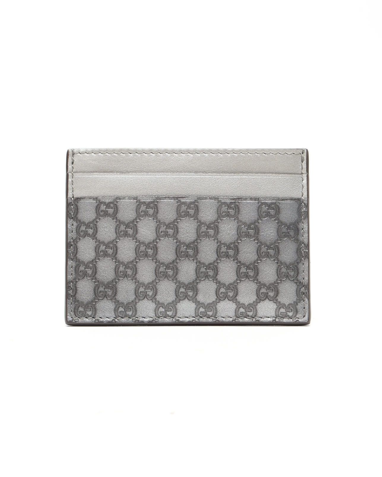 Gucci Ophidia Card Holder In Gray