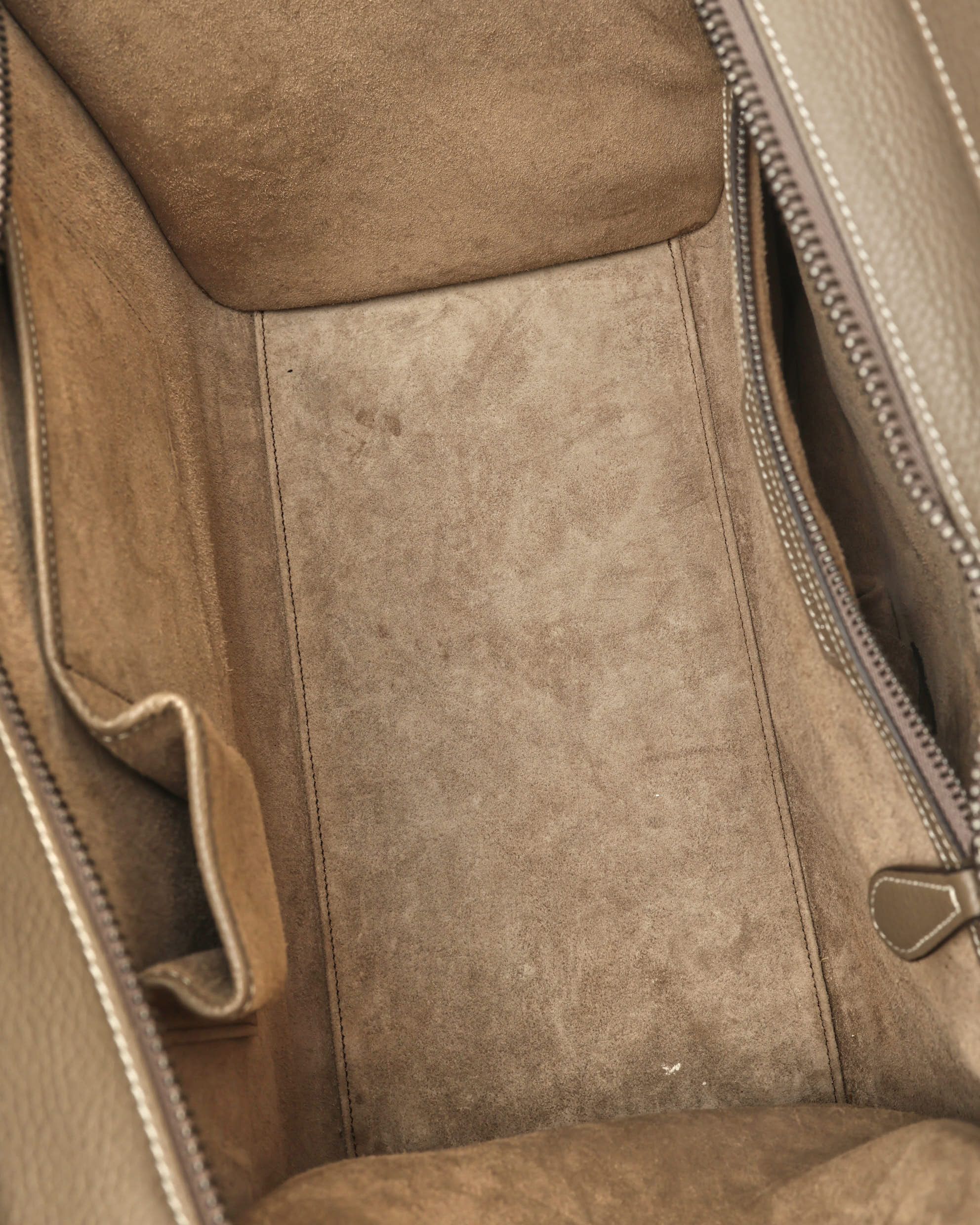 Celine Céline Luggage Mini Bag In Brown