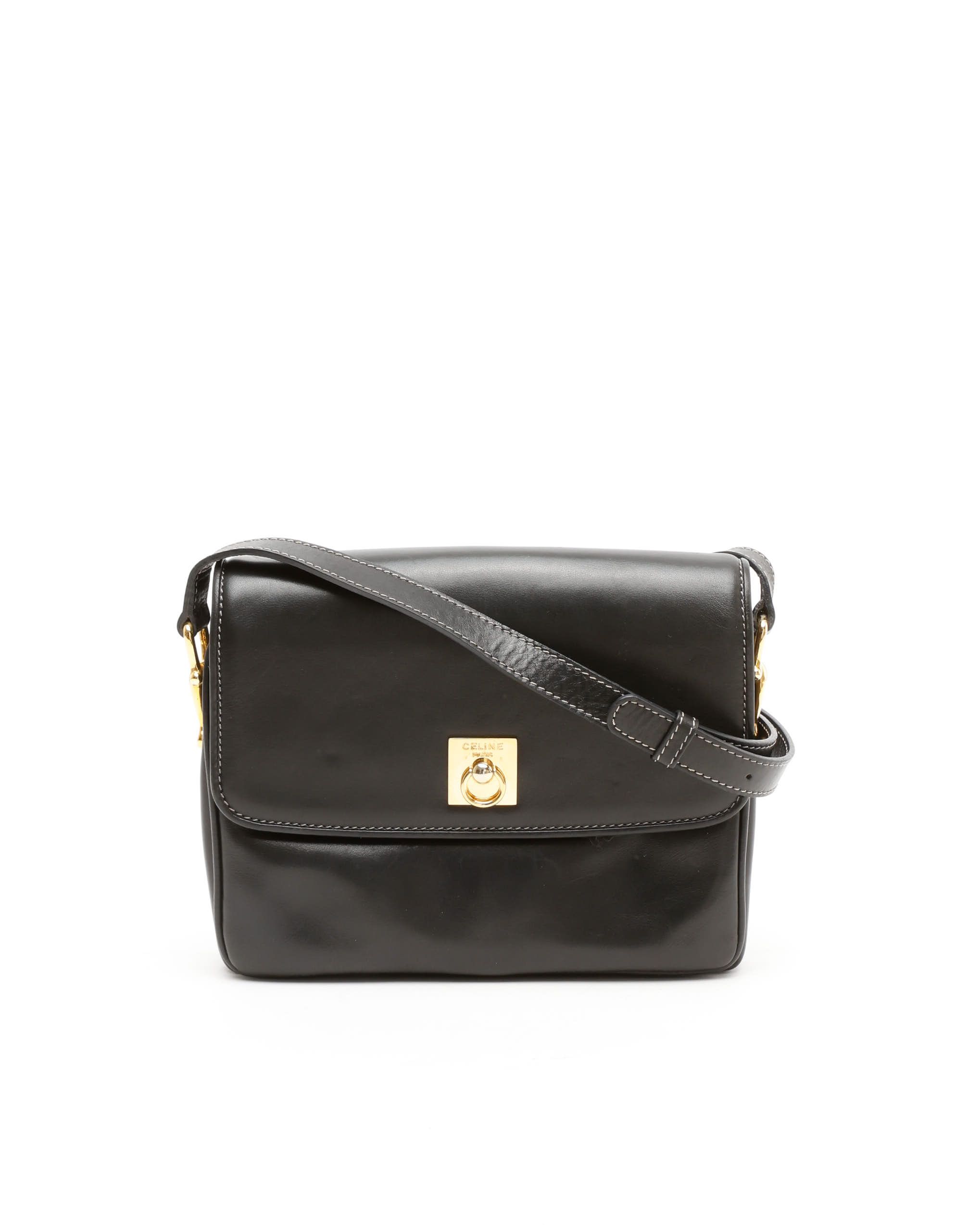 Celine Céline Crossbody Bag In Black