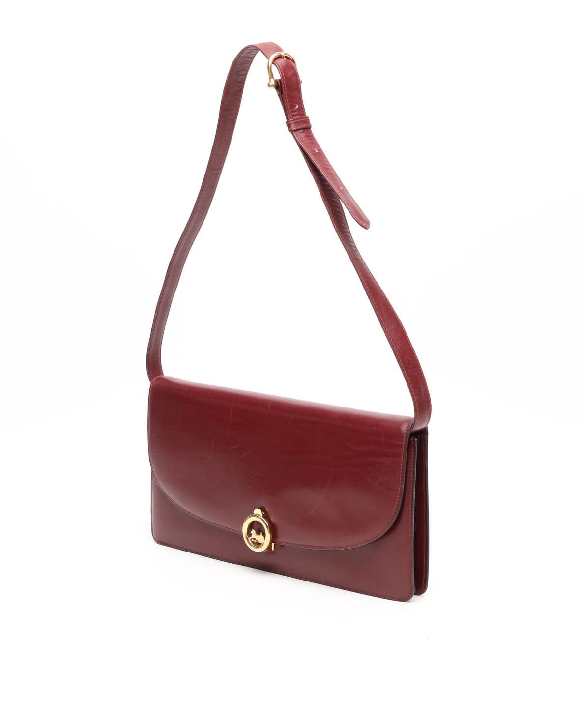 Celine Céline Horse Carriage Bag In Burgundy