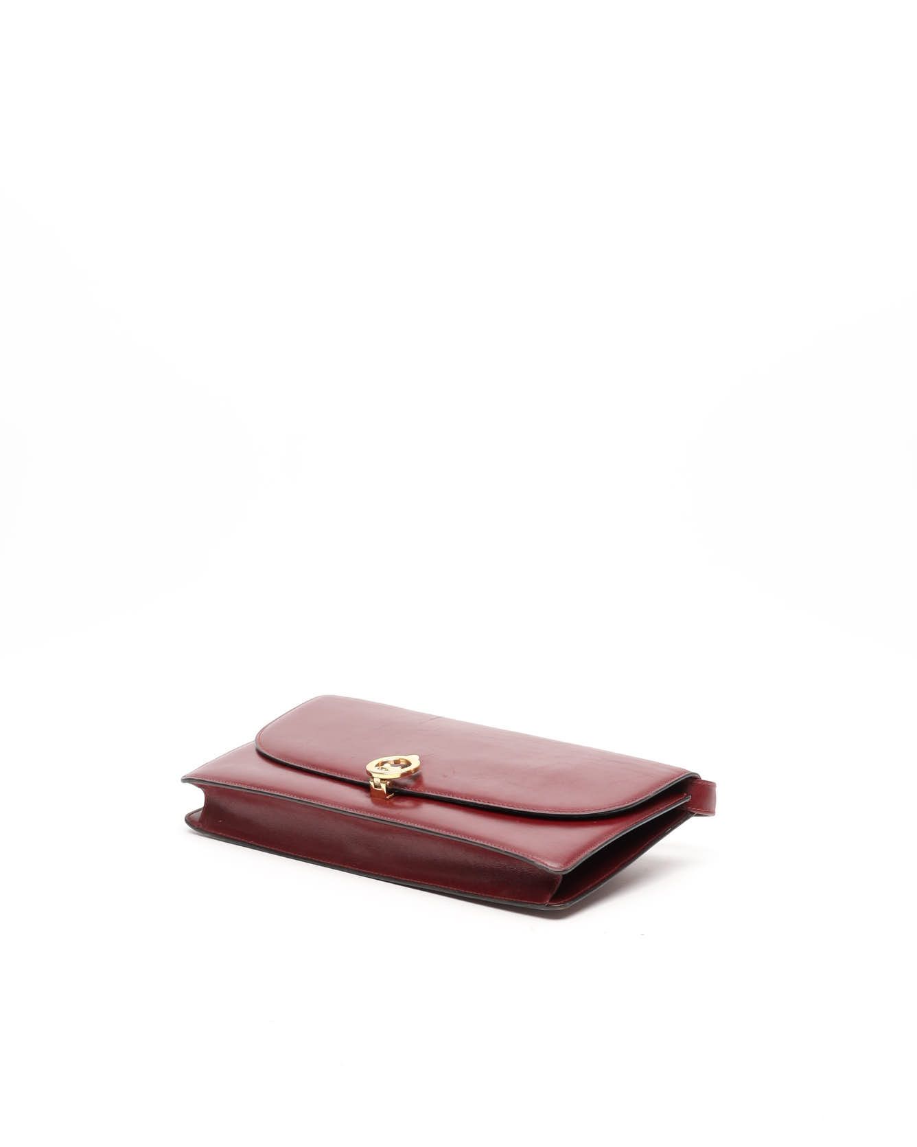 Celine Céline Horse Carriage Bag In Burgundy
