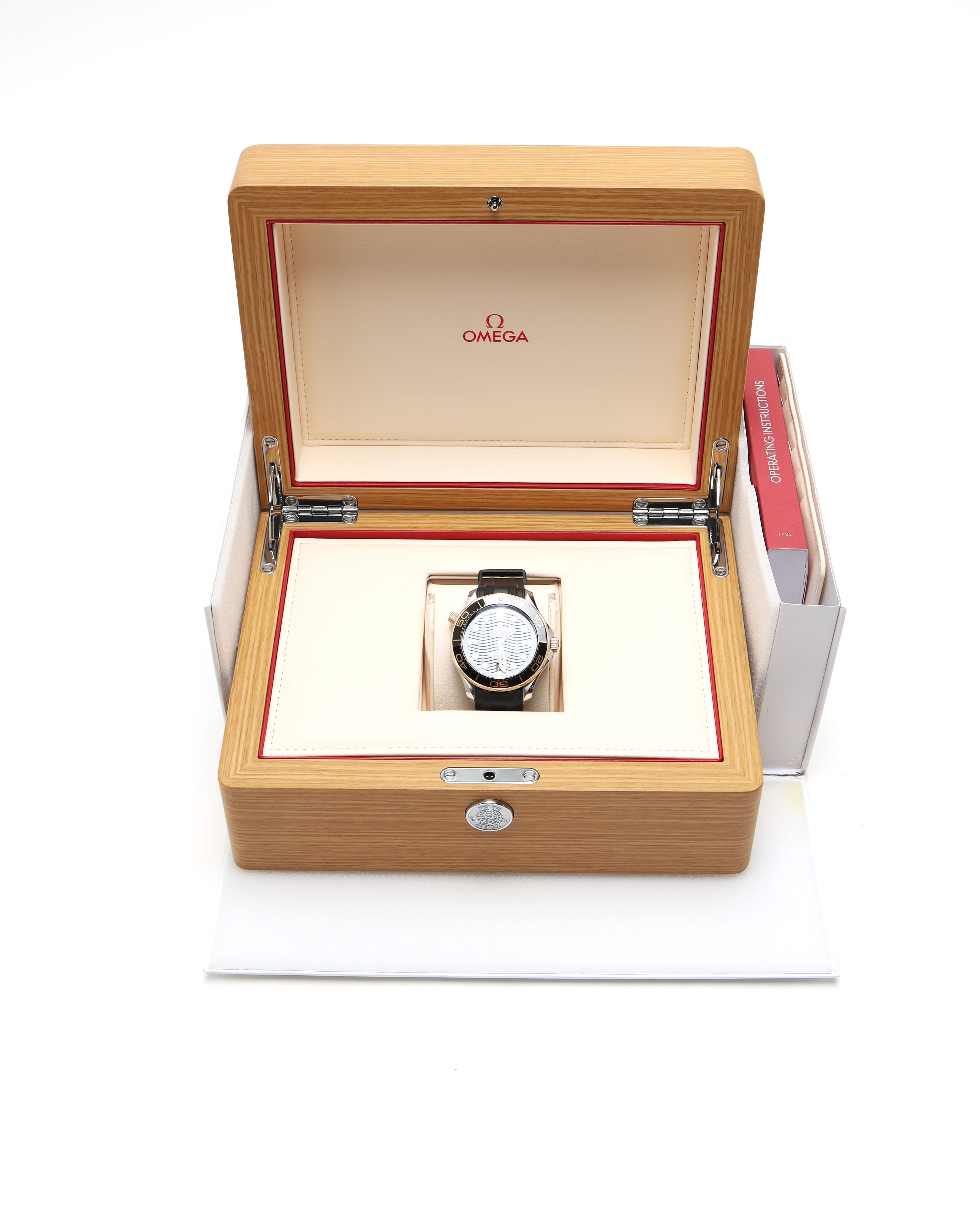 Omega Seamaster Diver 300m 42mm Ref 210.22.42.20.01.002 Full Set Watch In Black