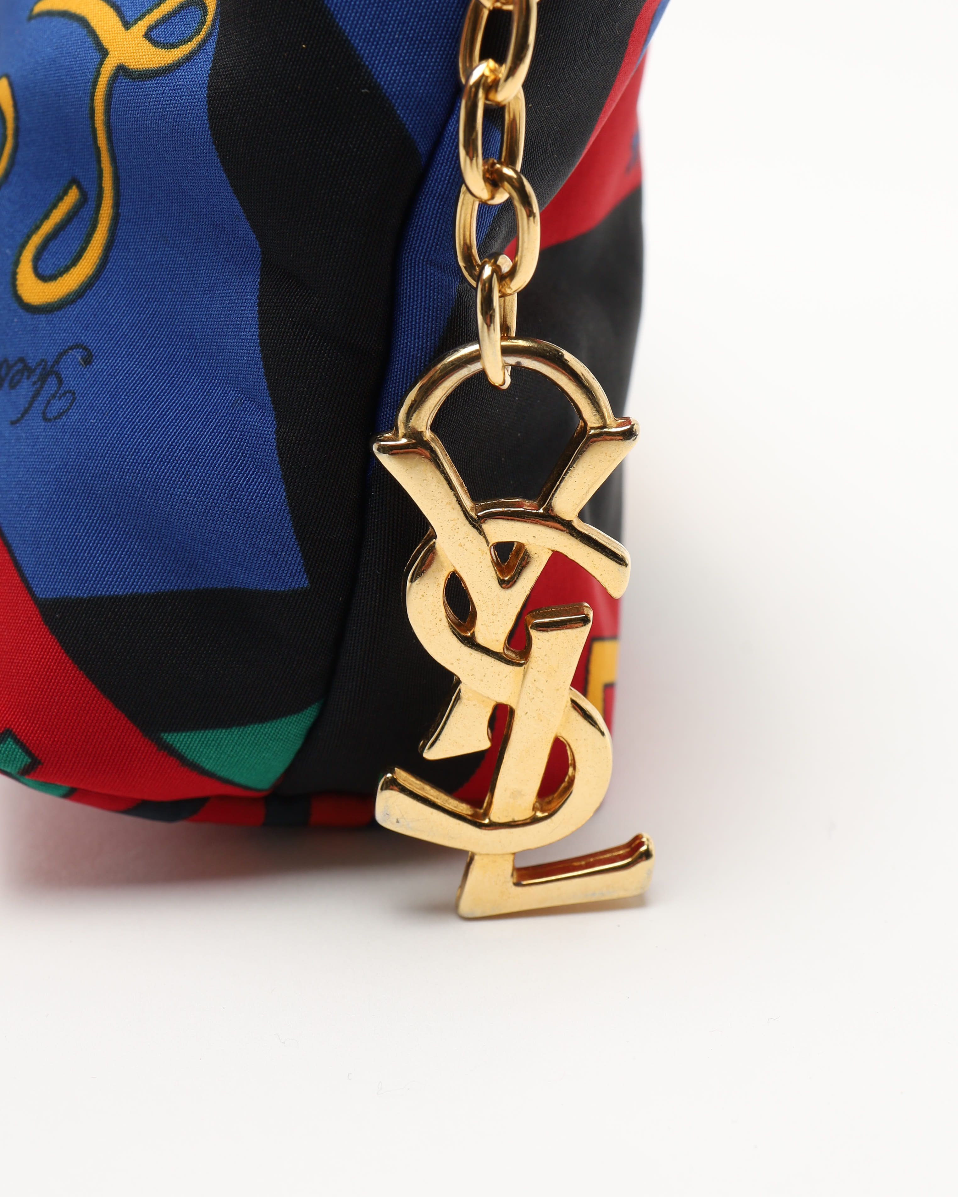 Saint Laurent Love Pouch In Multi