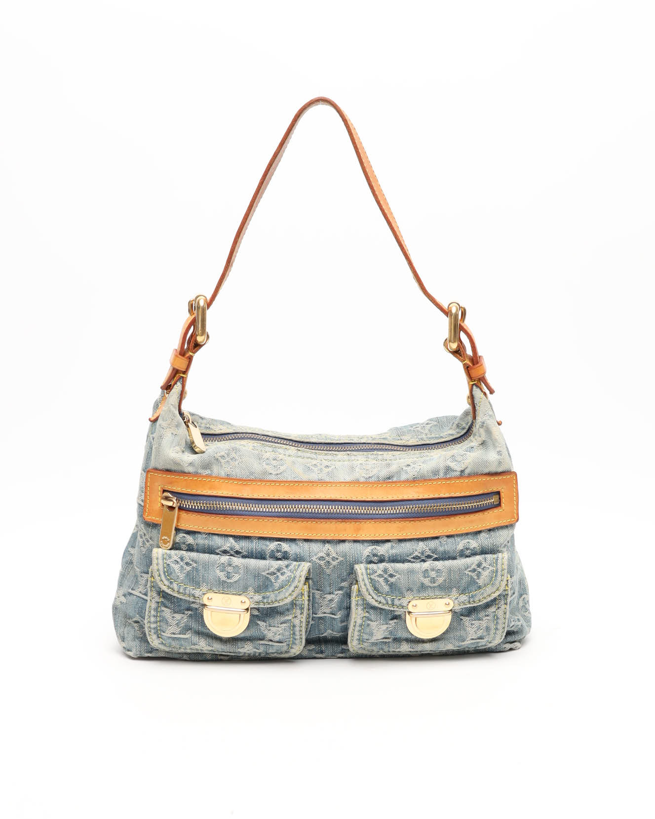 Louis Vuitton Monogram Denim Baggy PM Bag