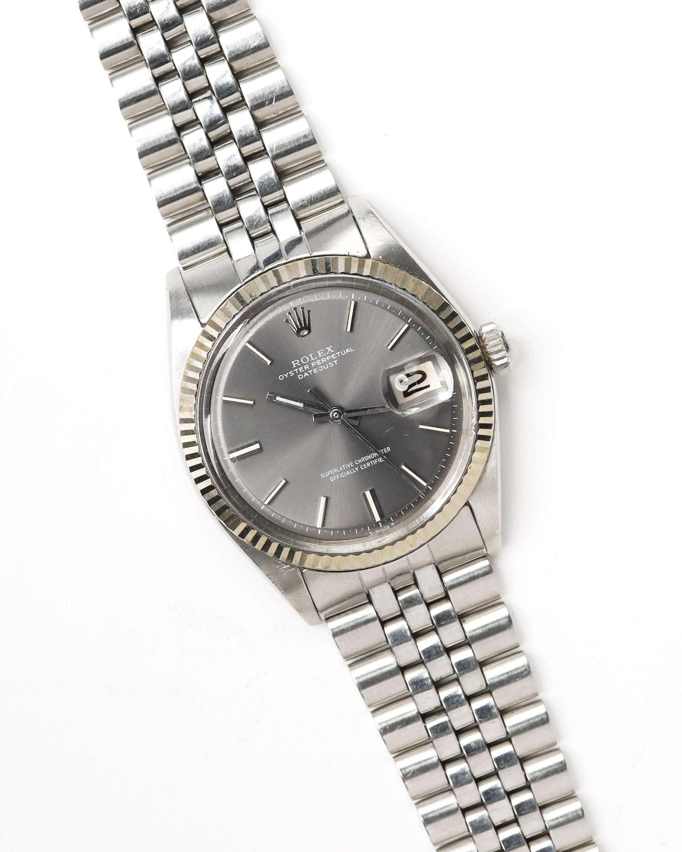 Rolex Datejust 36mm Ref 1601 1972 Watch In Silver