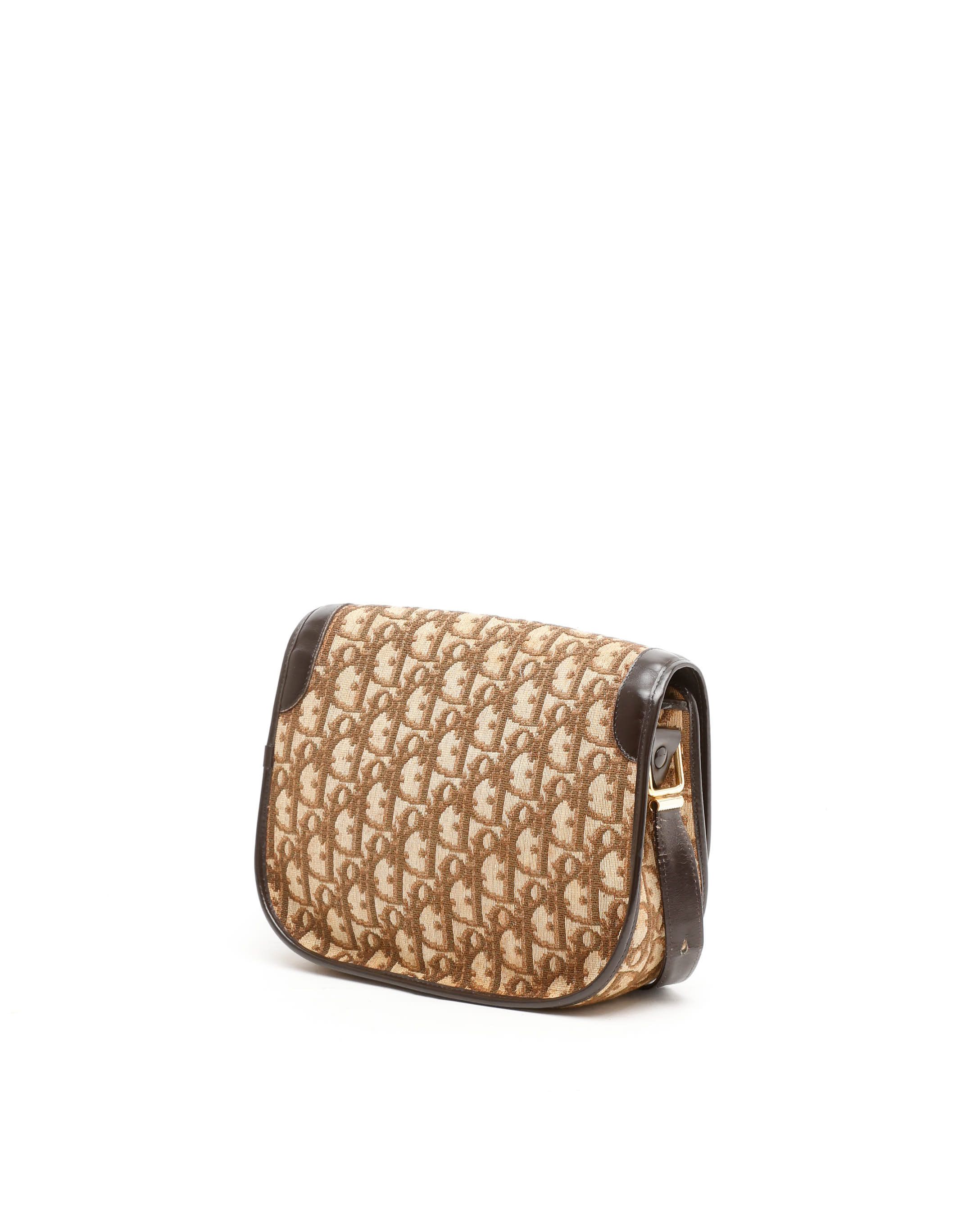 Dior Christian Issimo Shoulder Bag In Brown