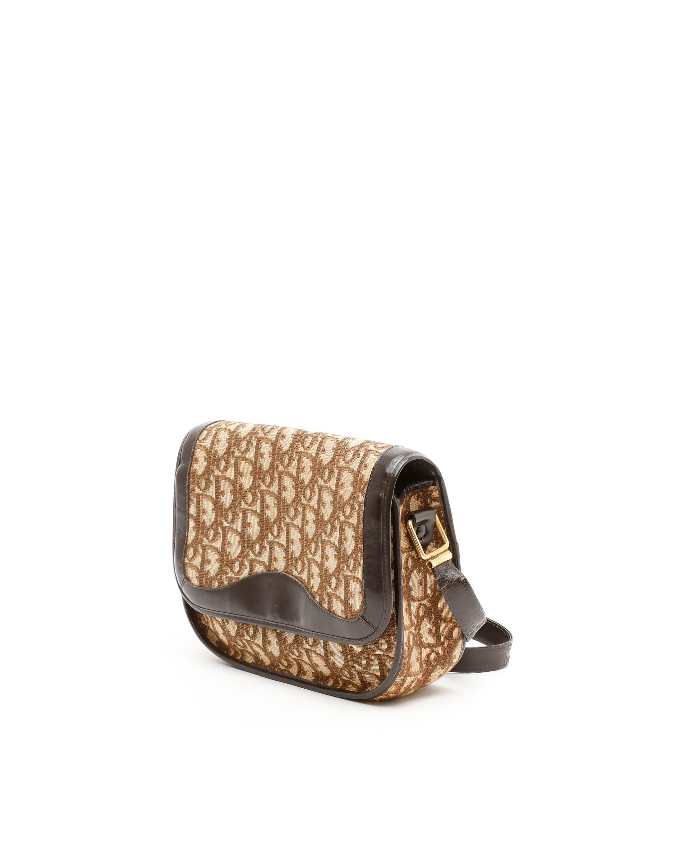 Dior Christian Issimo Shoulder Bag In Brown