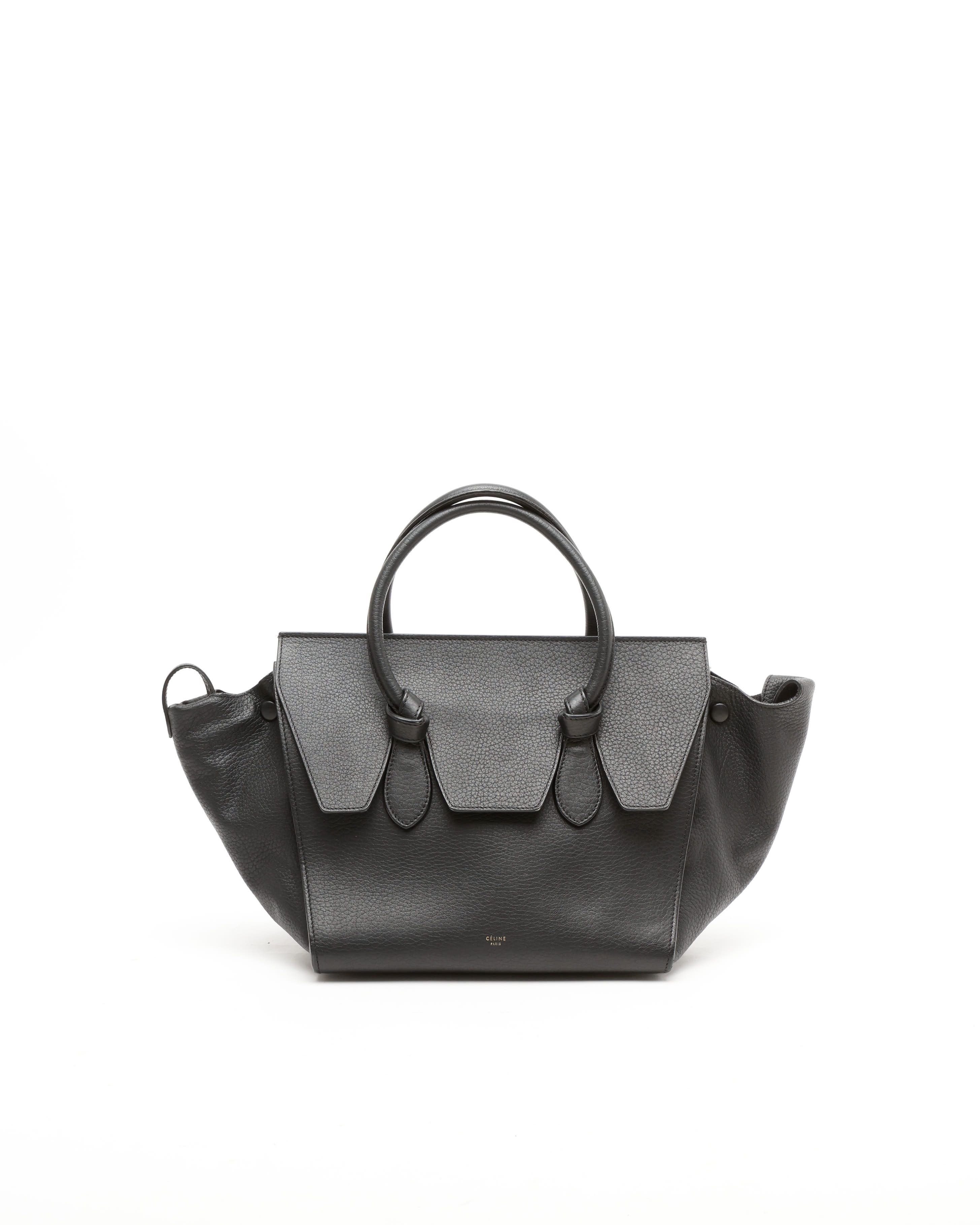 Celine Céline Small Tie Knot Bag In Gray