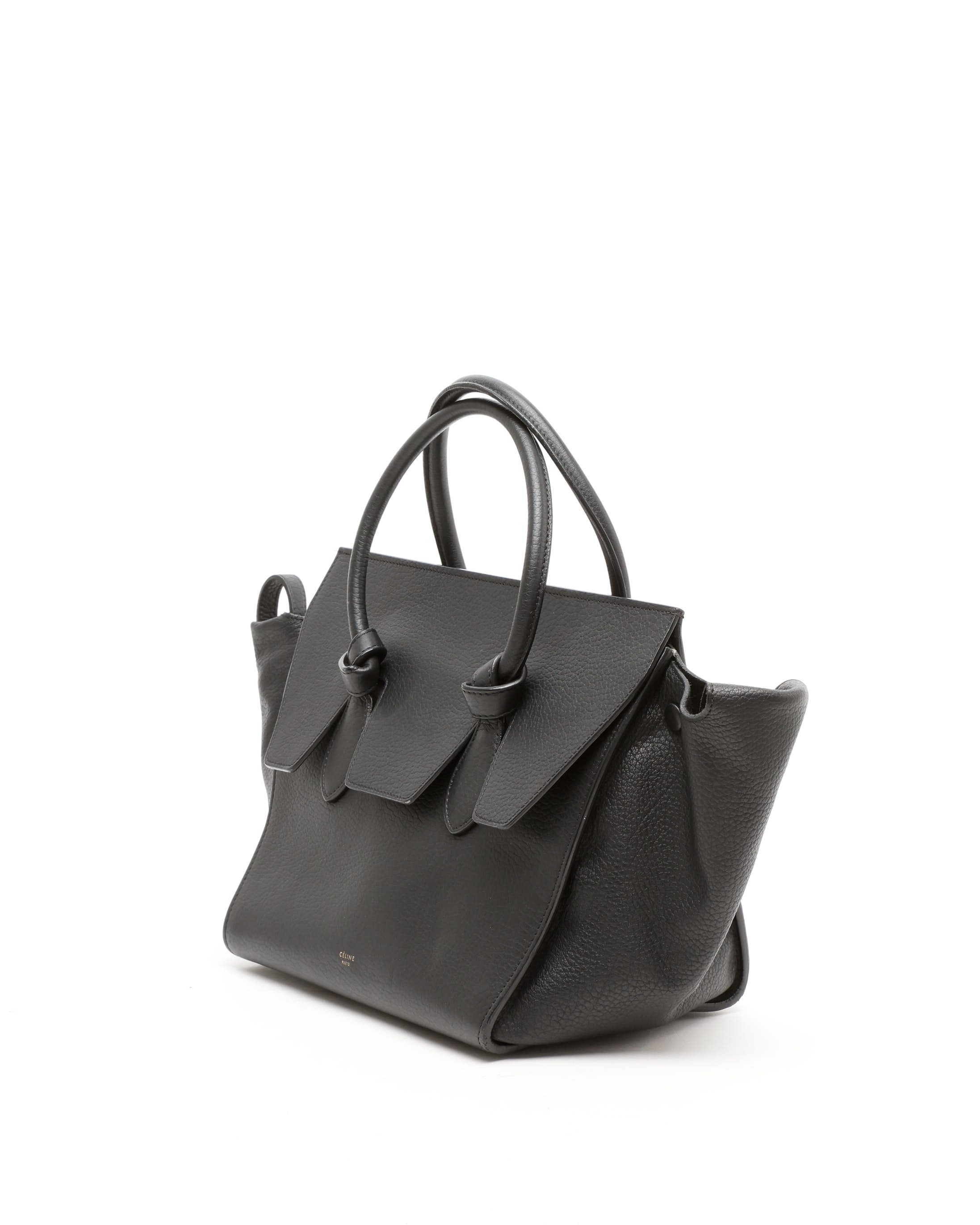 Celine Céline Small Tie Knot Bag In Gray
