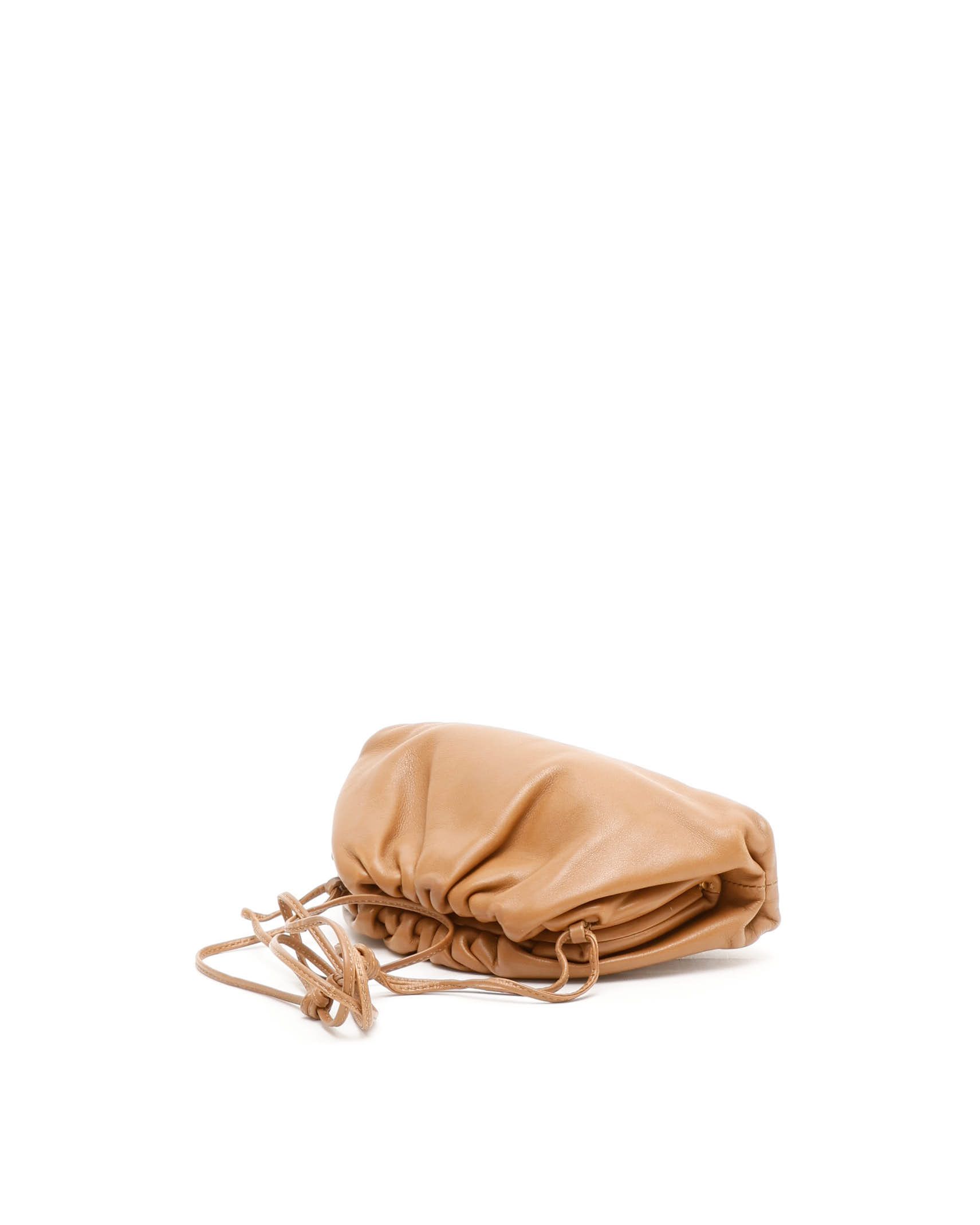 Bottega Veneta Mini The Pouch Bag In Brown