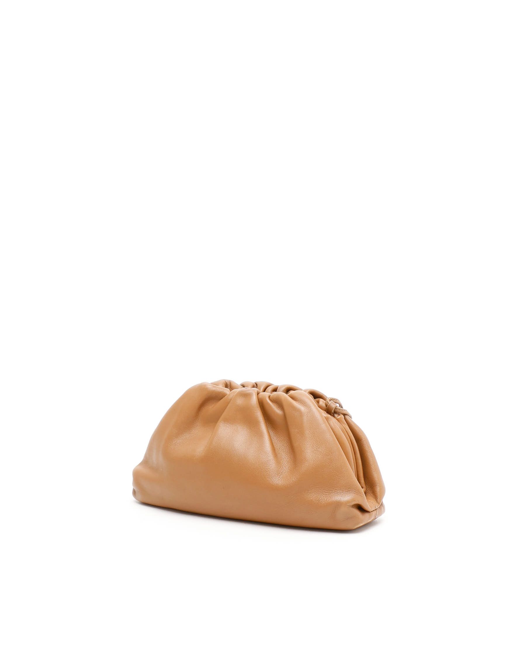 Bottega Veneta Mini The Pouch Bag In Brown