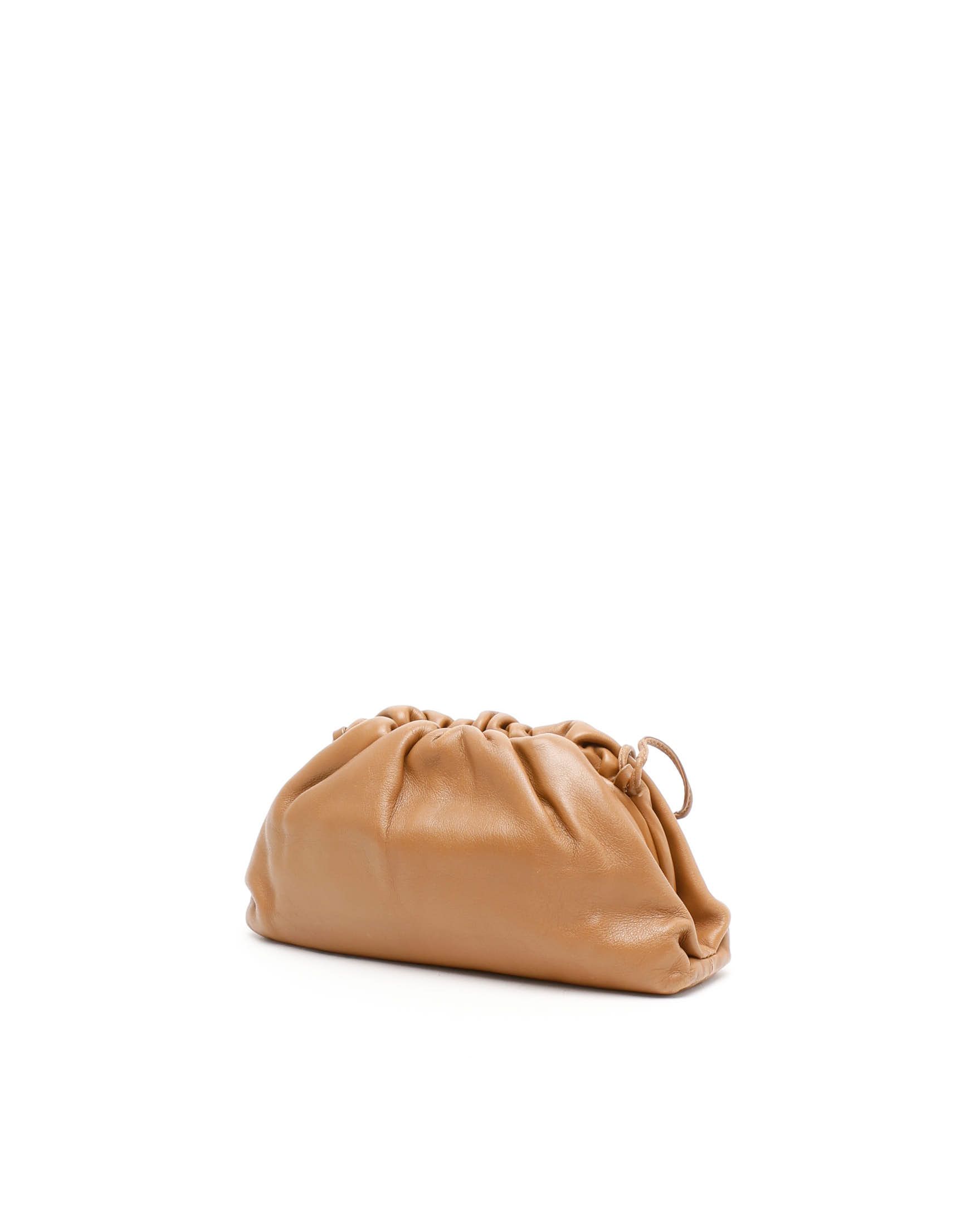 Bottega Veneta Mini The Pouch Bag In Brown