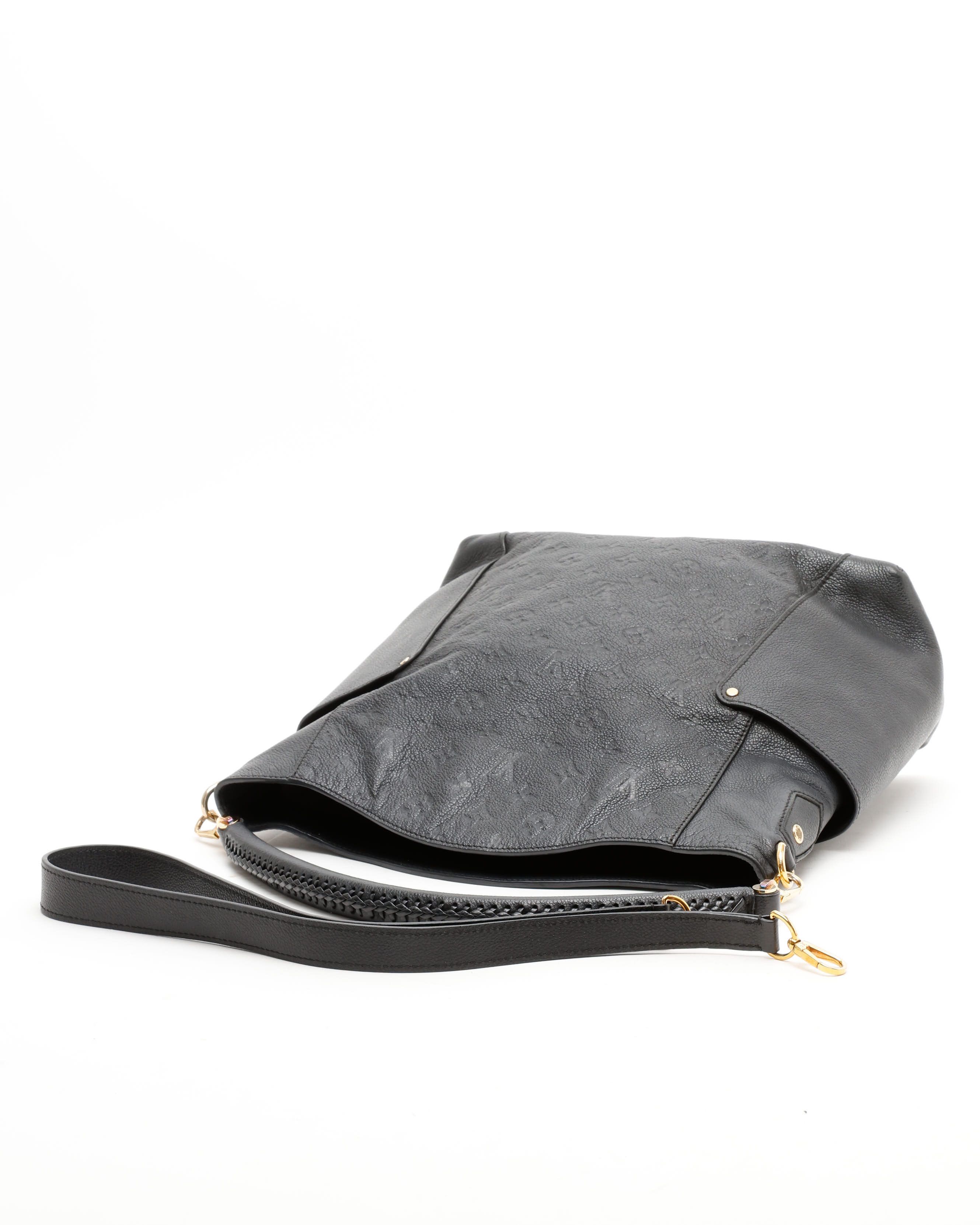 LOUIS VUITTON Pre-owned Monogram Empreinte Bagatelle Shoulder Bag In Black