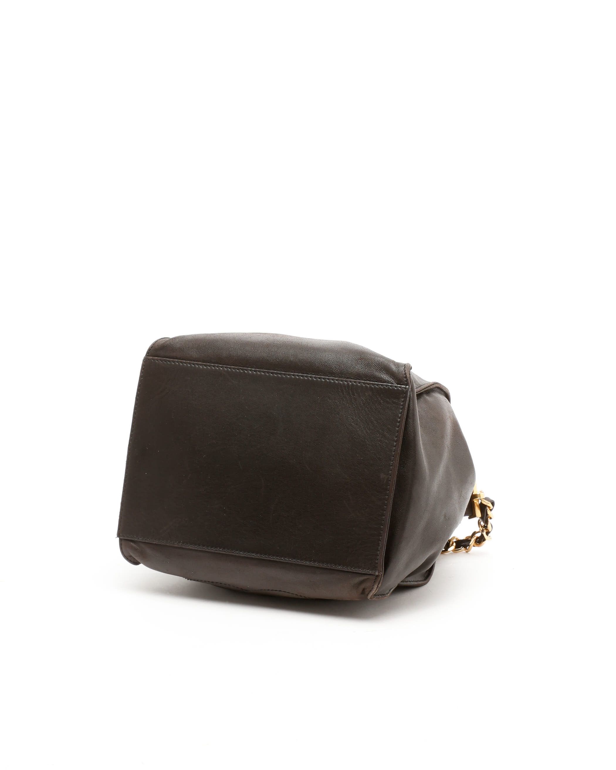 CHANEL Pre-owned Cc Bucket Bag In Brown