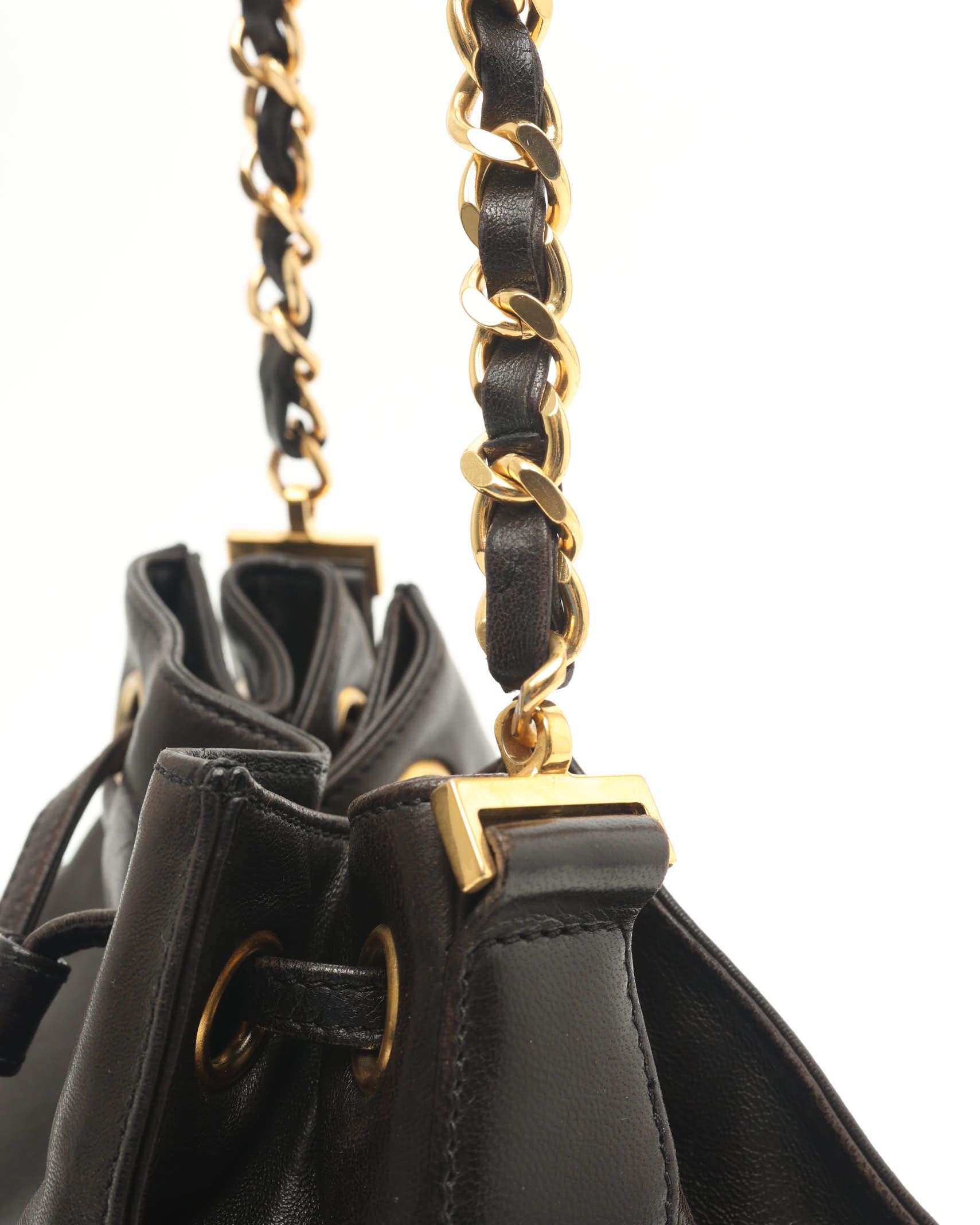 CHANEL Pre-owned Cc Bucket Bag In Brown