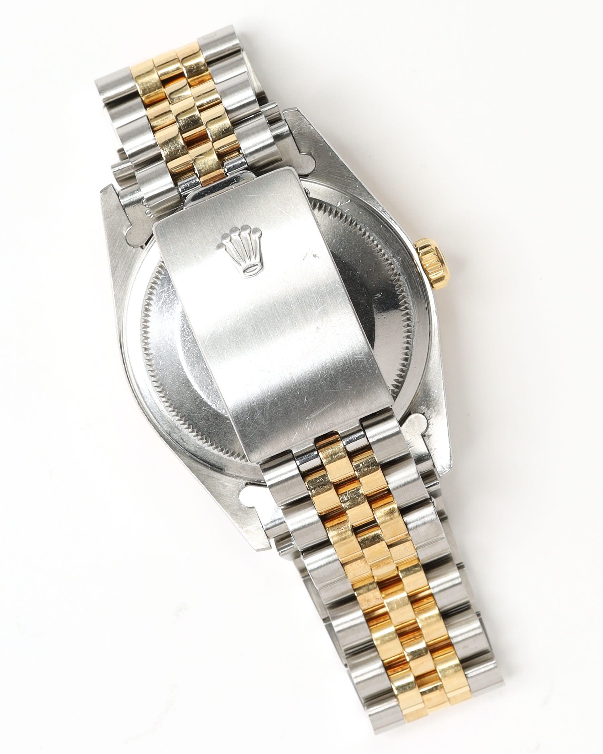 Rolex Datejust 36mm Ref 16233 1989 Rare Dark Brown Diamond Dial Watch In Multi