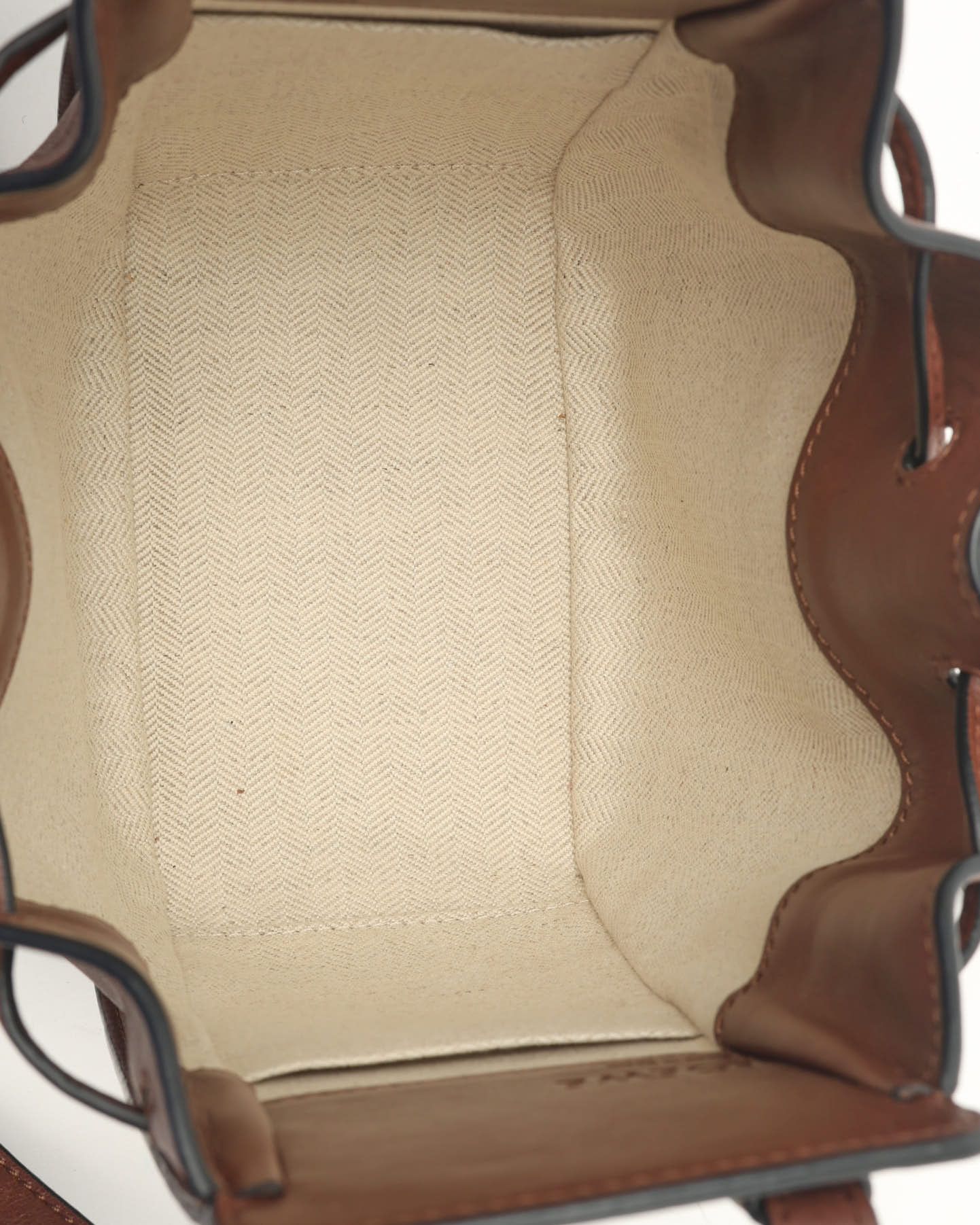 Loewe Mini Hammock Bag In Brown