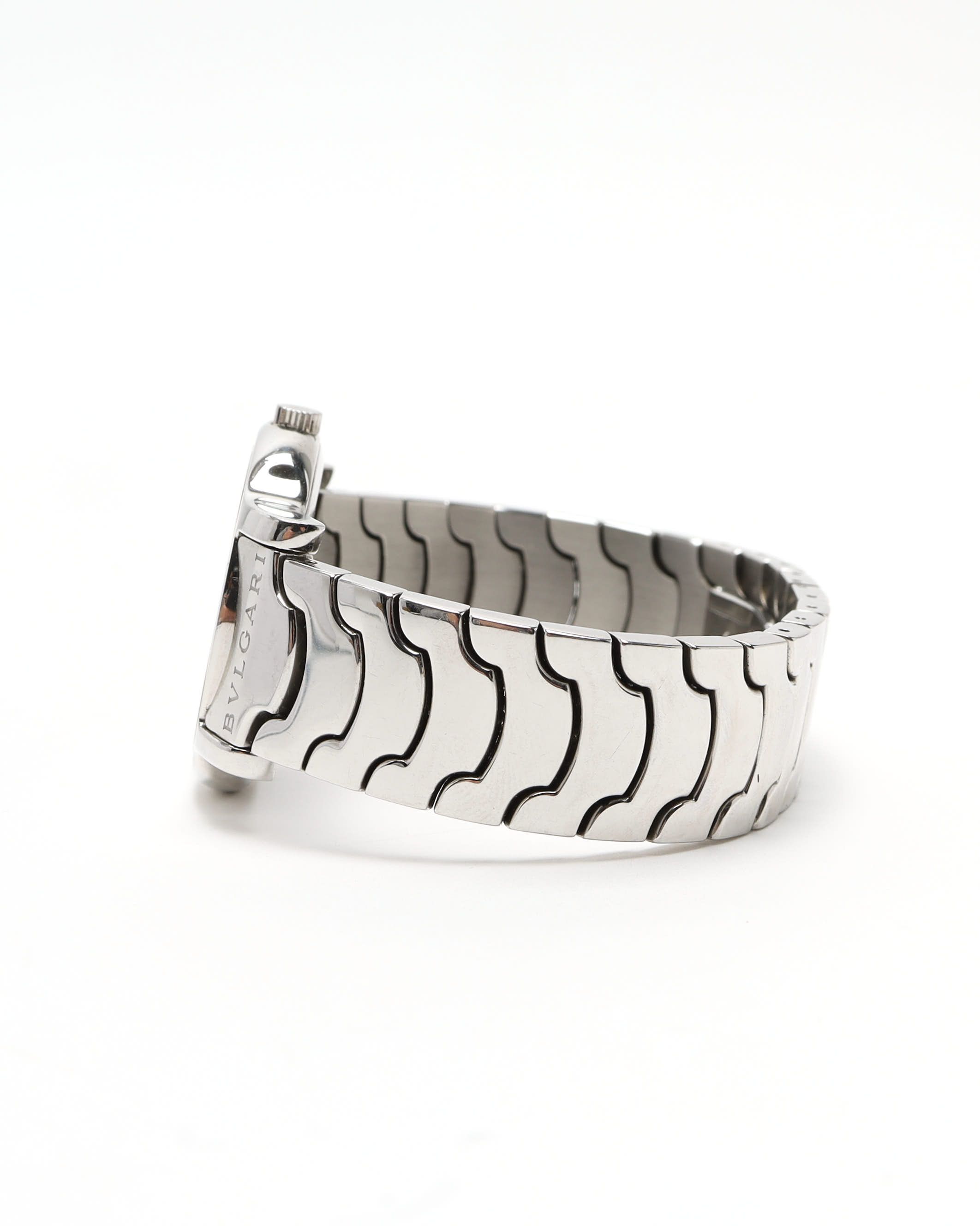 Bvlgari Solotempo 35mm Ref St35s Watch In Blue