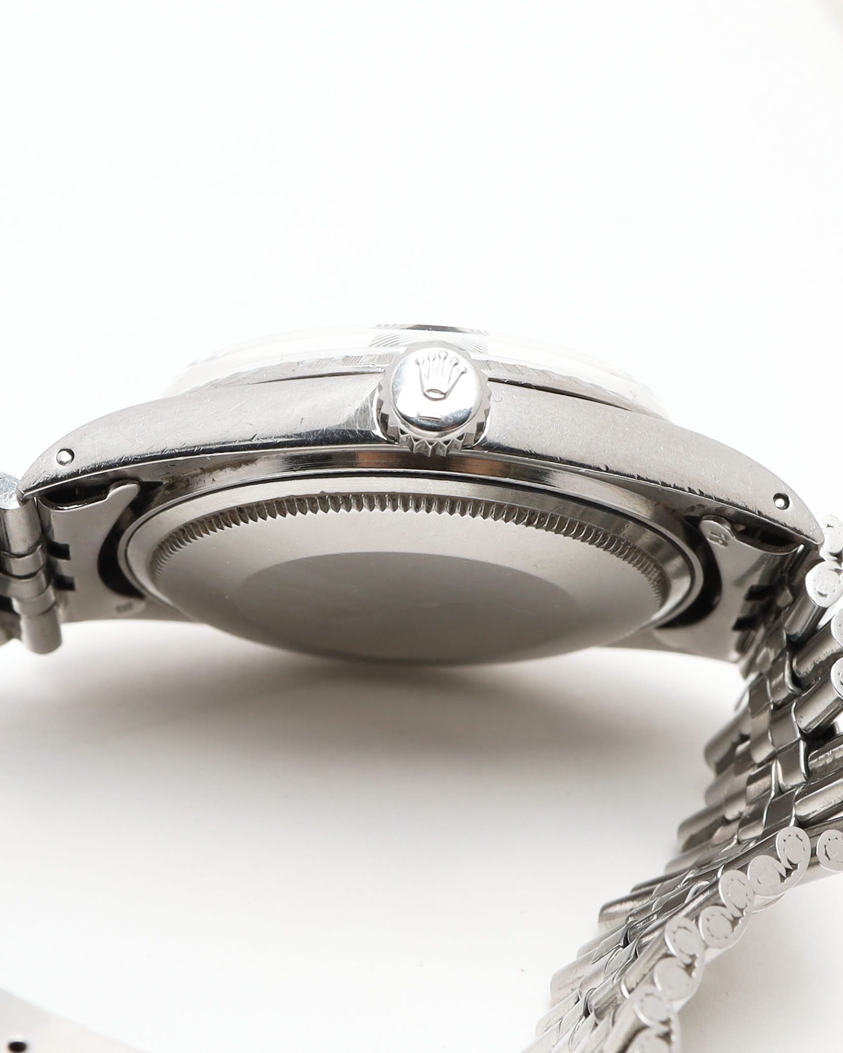 Rolex Datejust 36mm Ref 1603 Rare Matte Black Dial 1973 Watch In Black