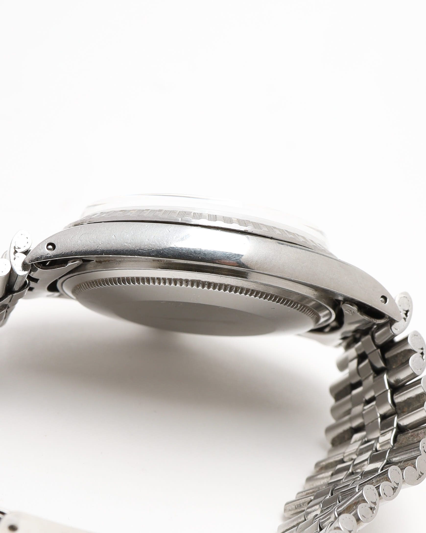 Rolex Datejust 36mm Ref 1603 Rare Matte Black Dial 1973 Watch In Black