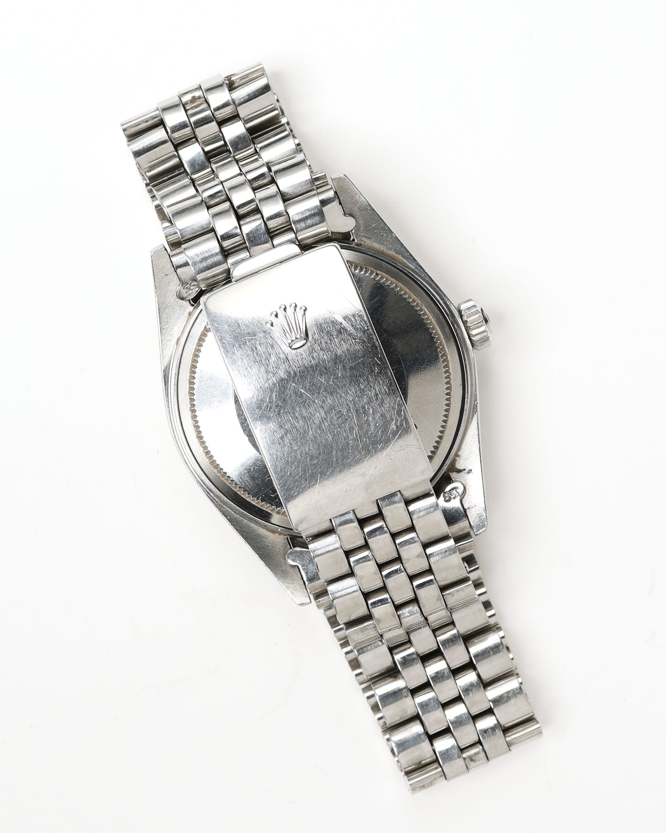 Rolex Datejust 36mm Ref 1603 Rare Matte Black Dial 1973 Watch In Black