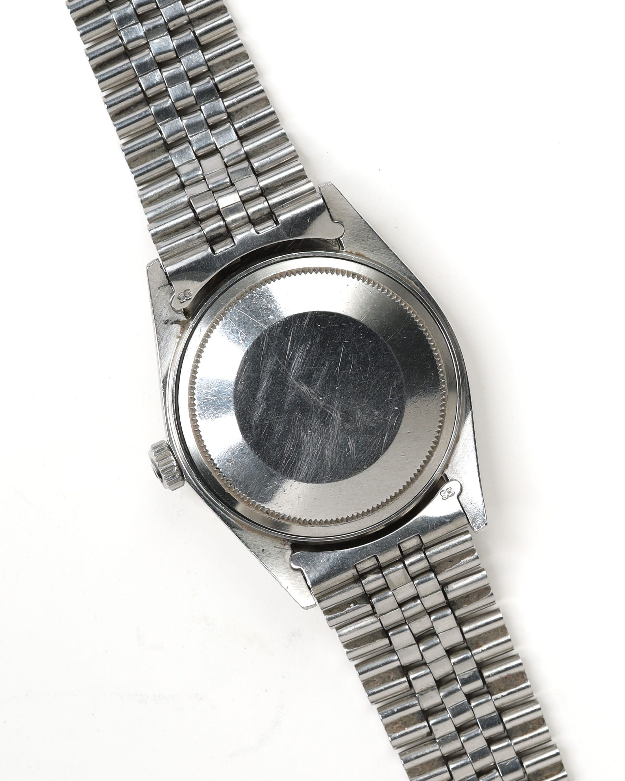 Rolex Datejust 36mm Ref 1603 Rare Matte Black Dial 1973 Watch In Black