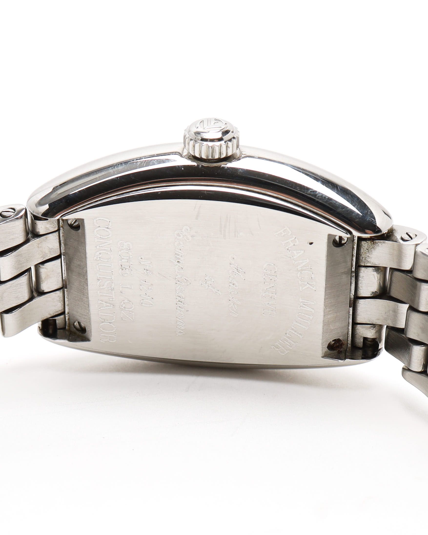 Franck Muller Conquistador 28mm Ref 8005lqz Full Set Watch In Black