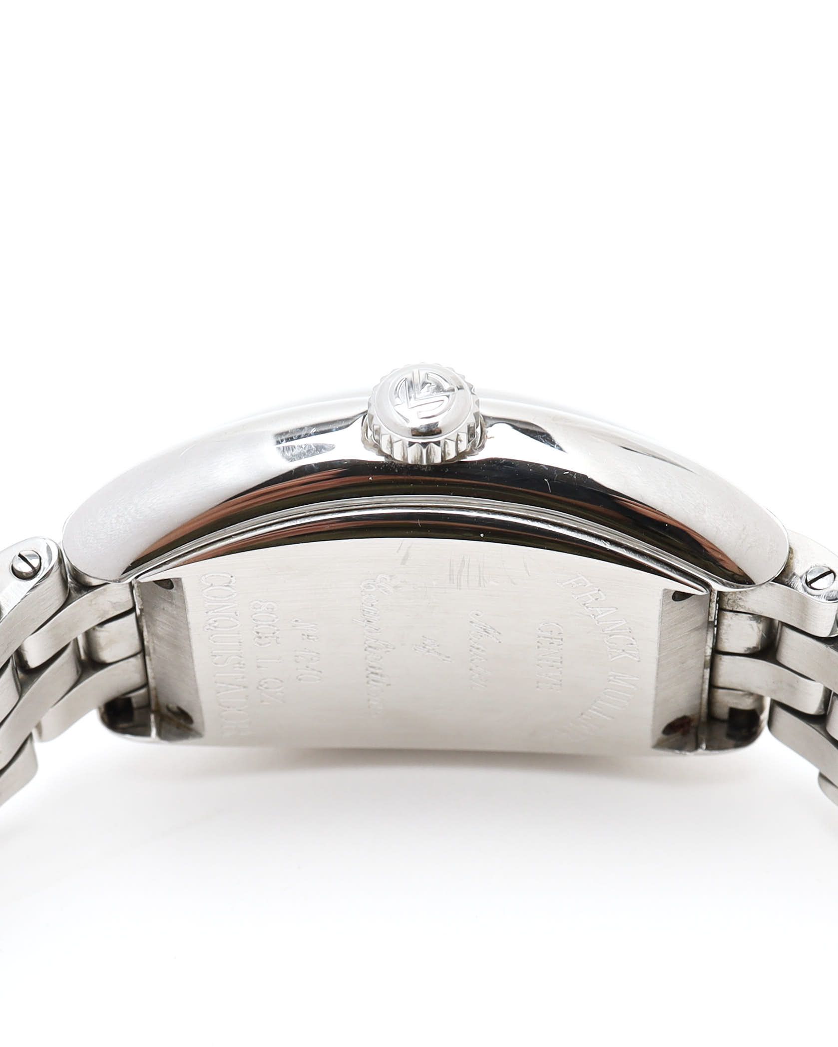 Franck Muller Conquistador 28mm Ref 8005lqz Full Set Watch In Black