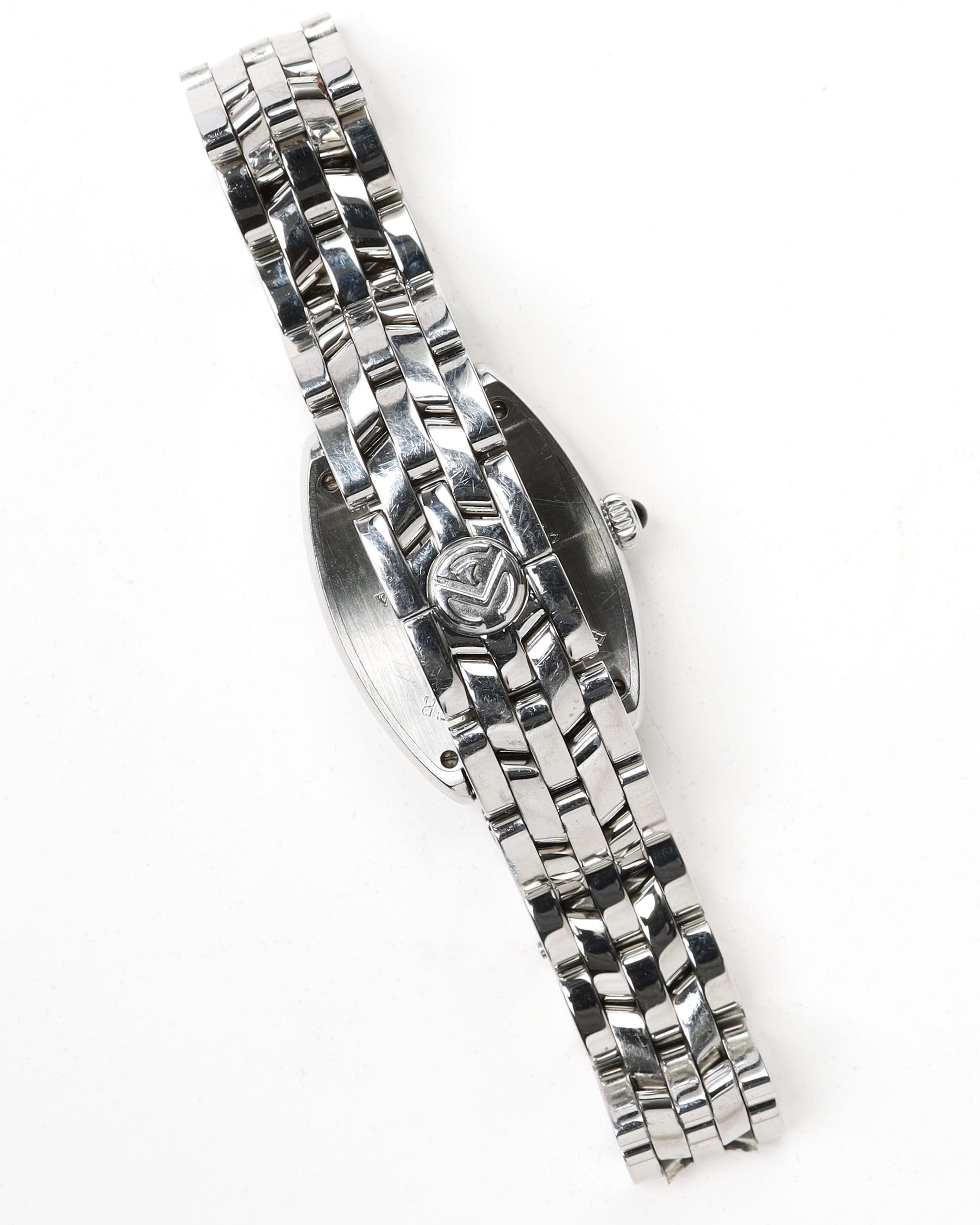 Franck Muller Tonneau Curvex 22mm Ref 2252qz Full Set Watch In Metallic