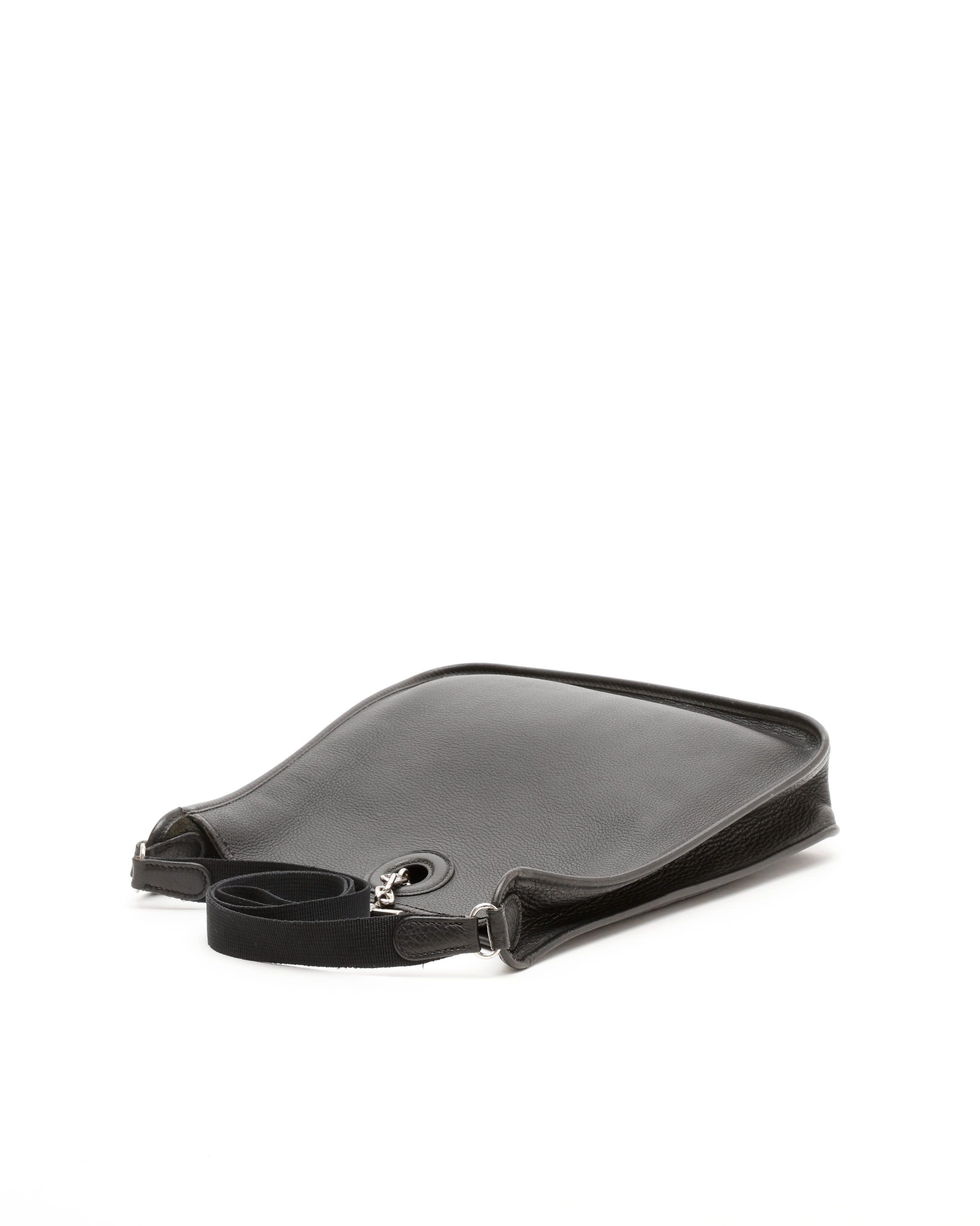 HERMES Pre-owned Hermès Clemence Vespa Pm Bag In Black