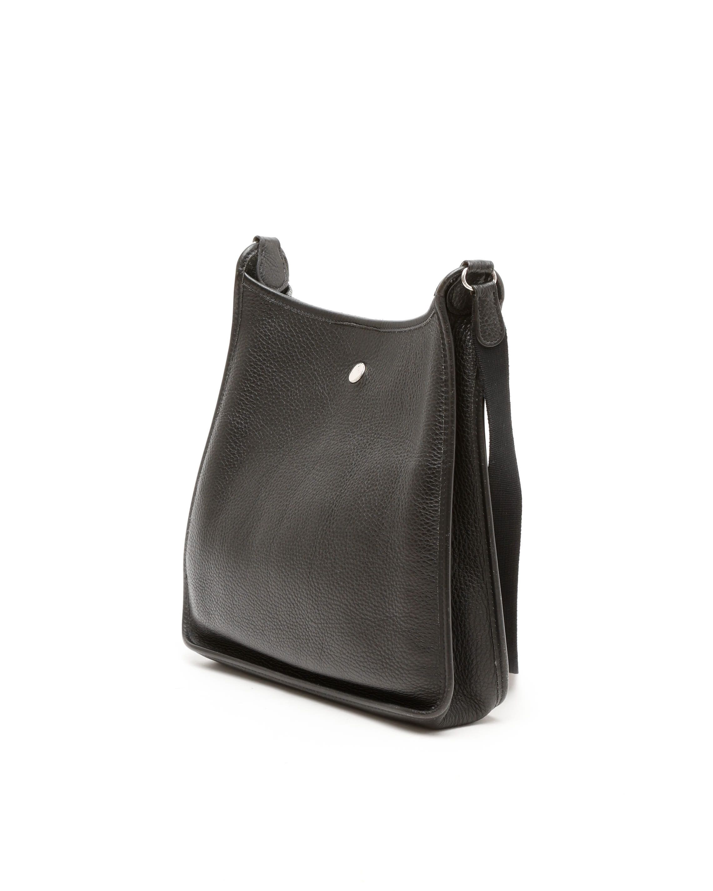 HERMES Pre-owned Hermès Clemence Vespa Pm Bag In Black