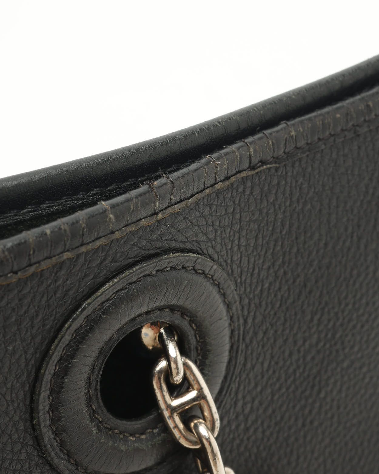 HERMES Pre-owned Hermès Clemence Vespa Pm Bag In Black