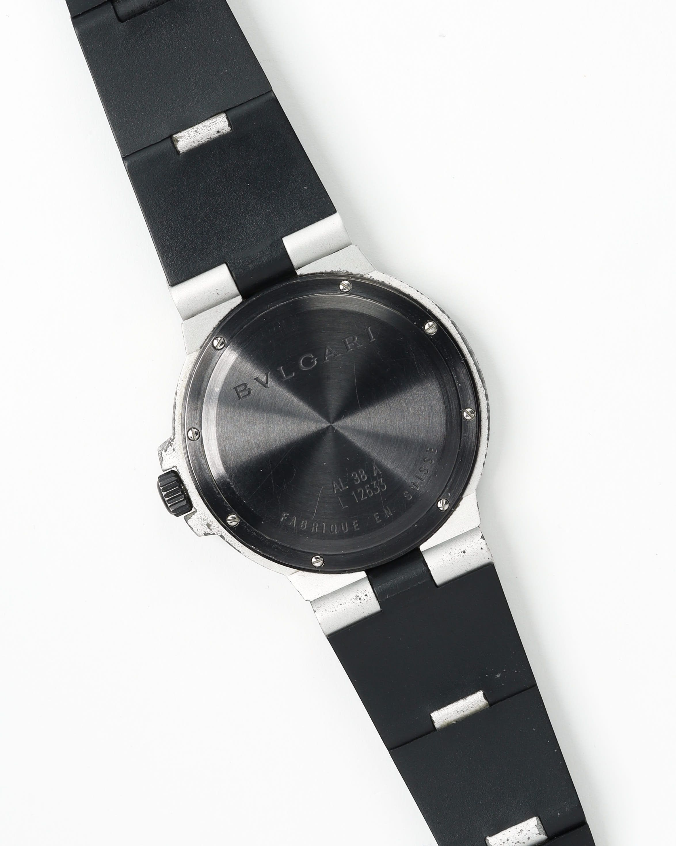 Bvlgari Diagono Aluminium 38mm Ref Al38ta Watch In White