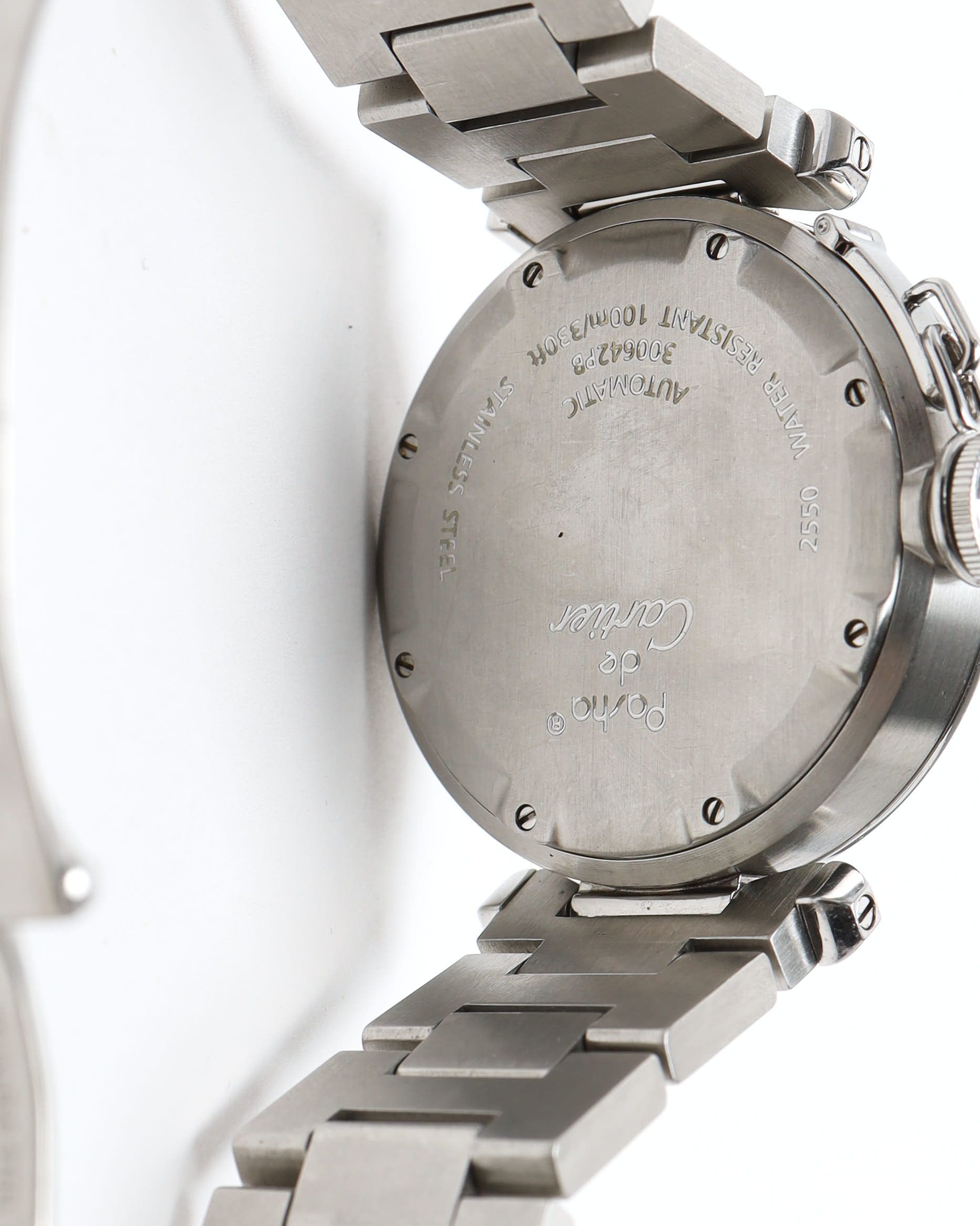 Cartier Pasha C Meridian Gmt 35mm Ref 2550 Watch In Black