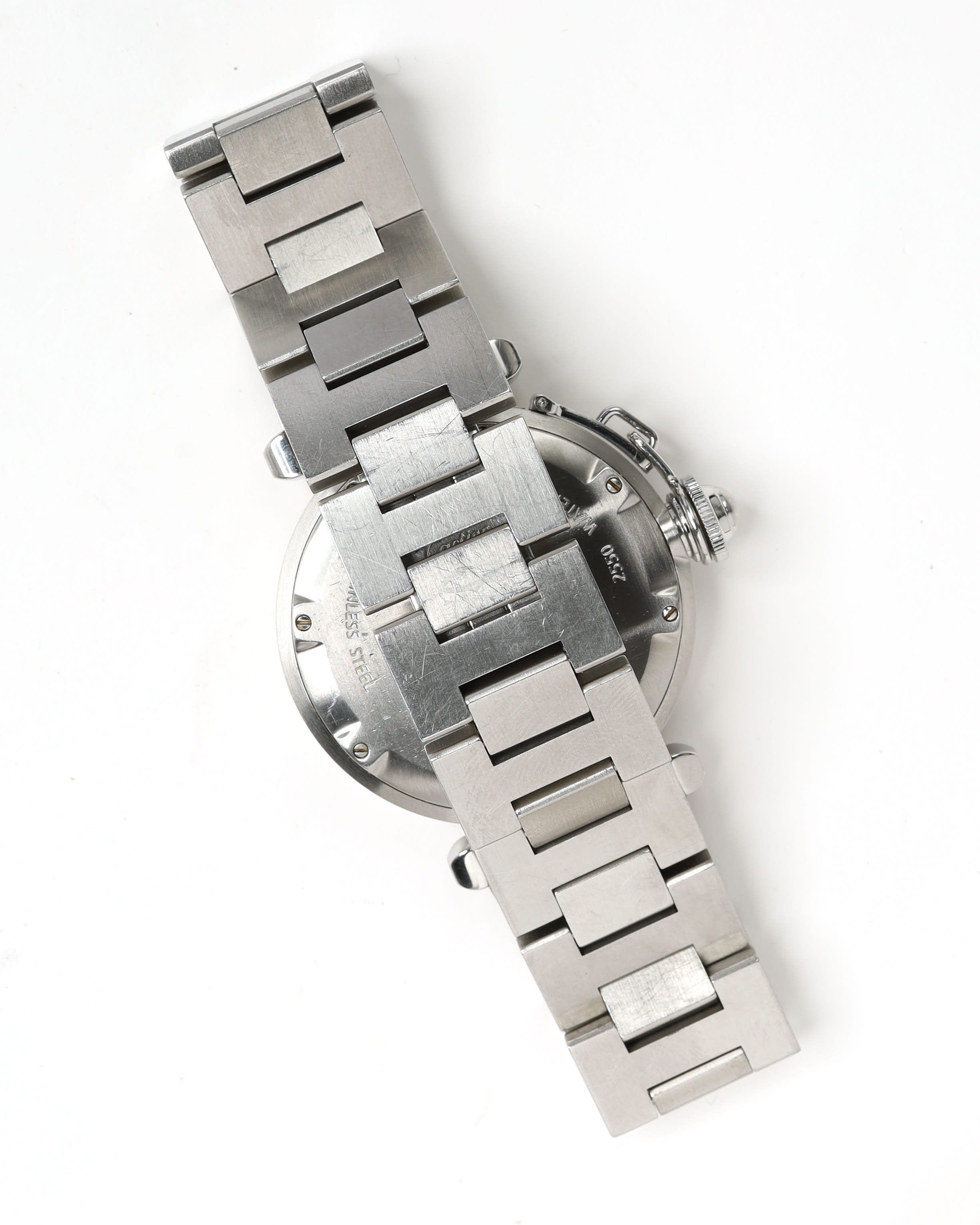 Cartier Pasha C Meridian Gmt 35mm Ref 2550 Watch In Black