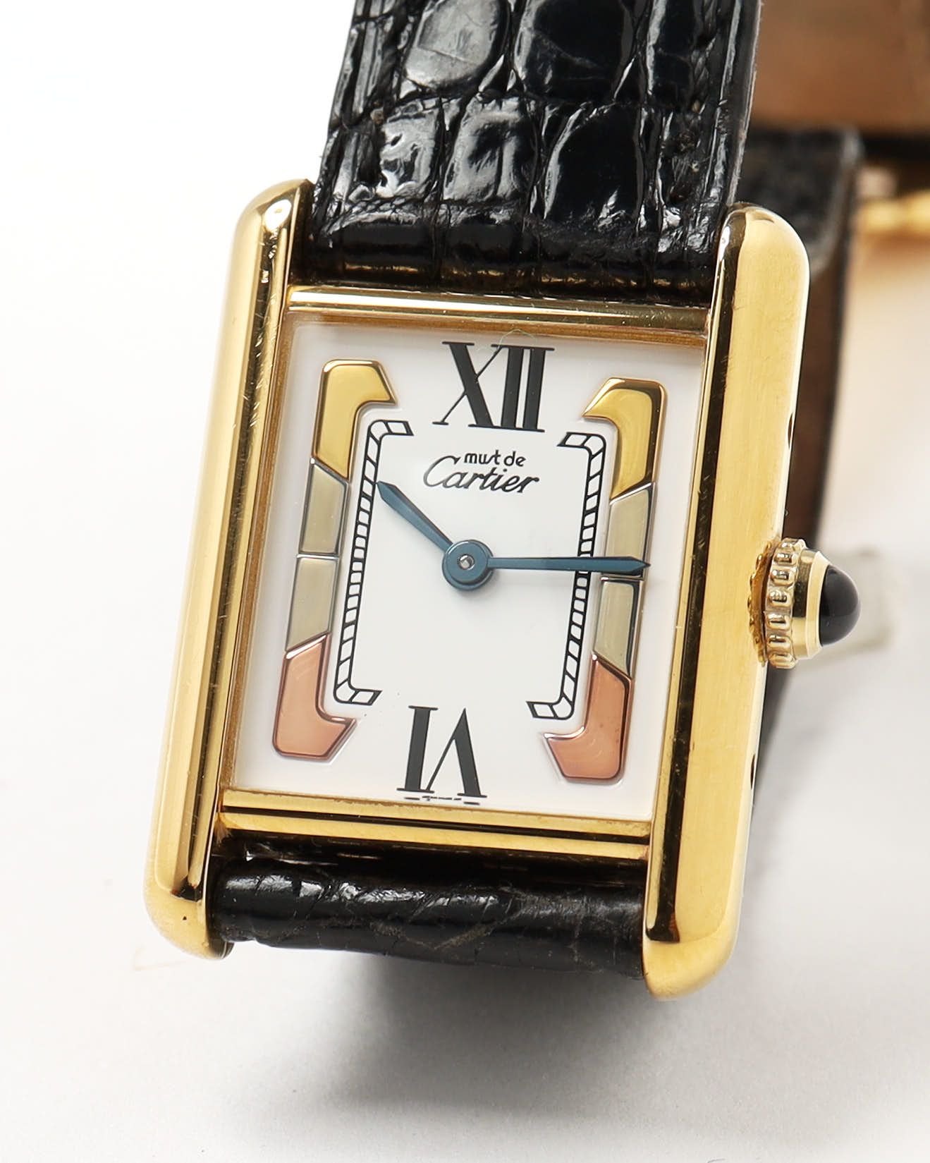 Cartier Tank Vermeil 20mm Ref 5057001 Watch In White