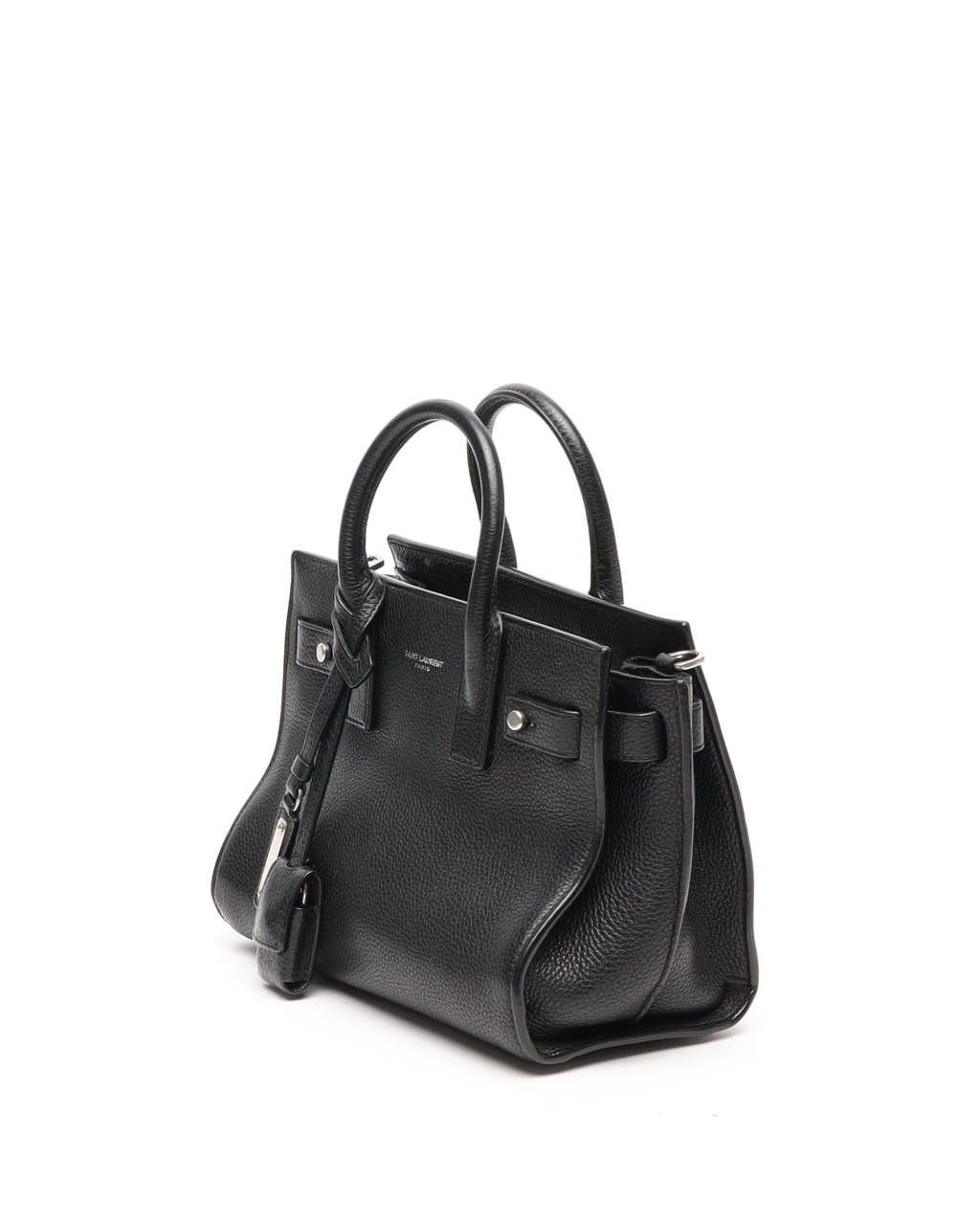 Saint Laurent Nano Sac De Jour Bag In Black