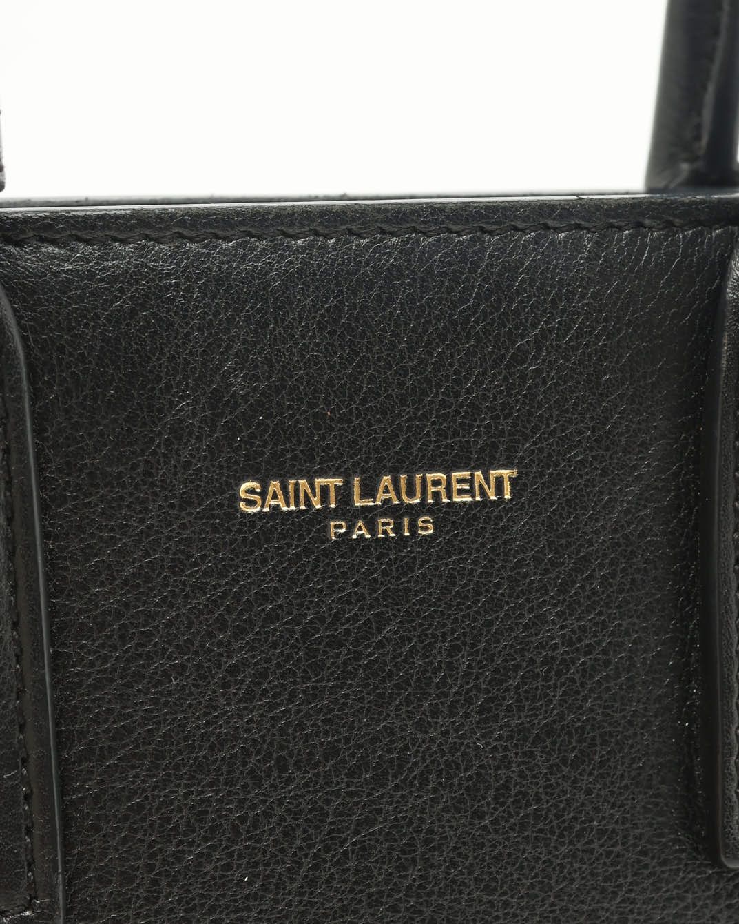 Saint Laurent Nano Sac De Jour Bag In Black