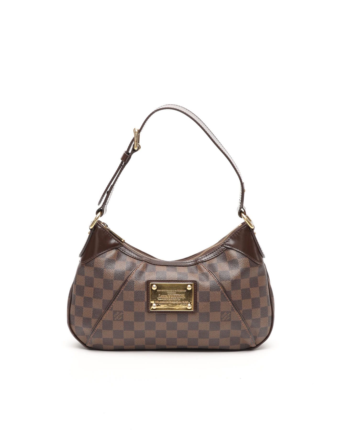 Pre-owned Louis Vuitton Damier Thames Pm Bag In Brown