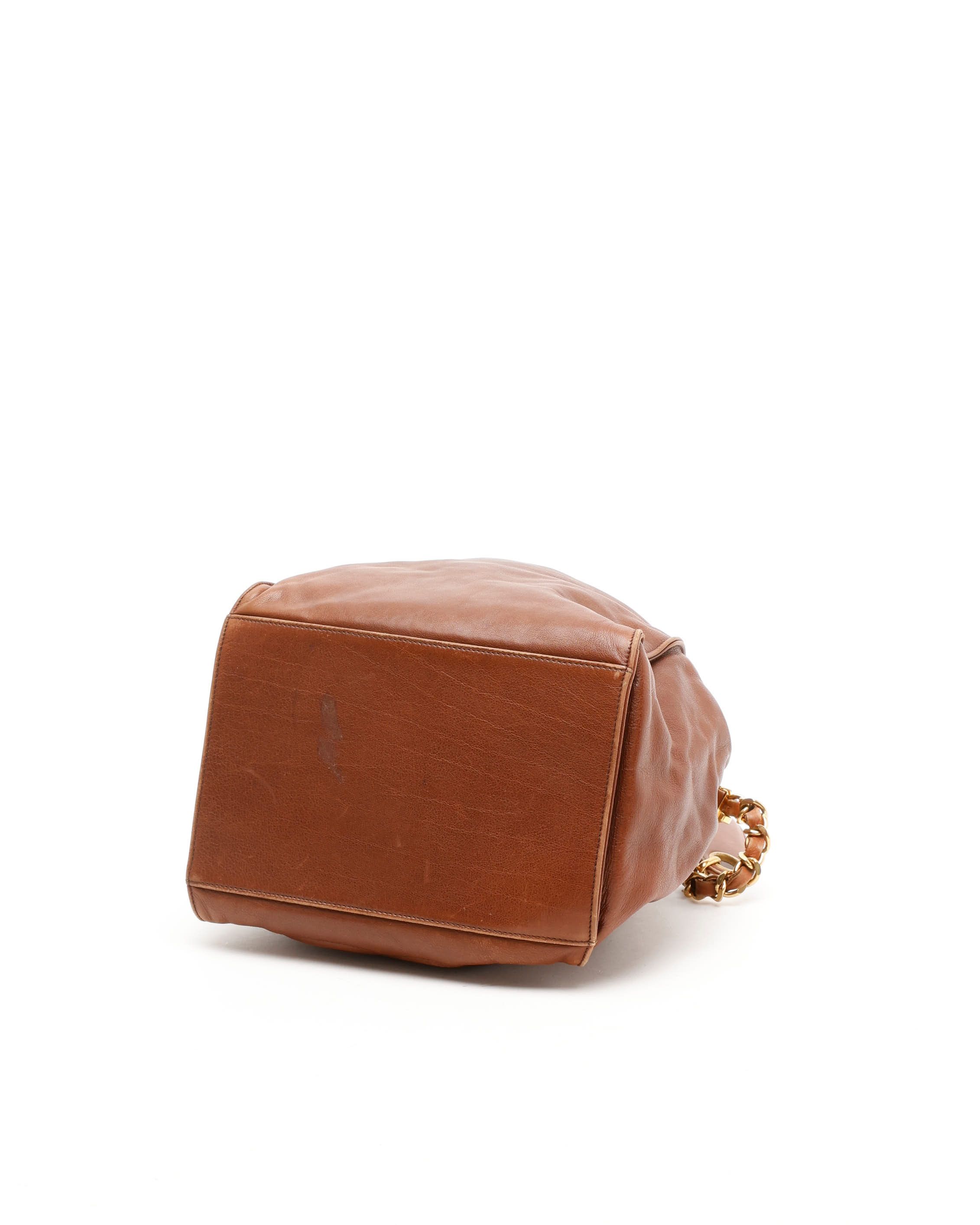 CHANEL Pre-owned Cc Bucket Bag In Brown