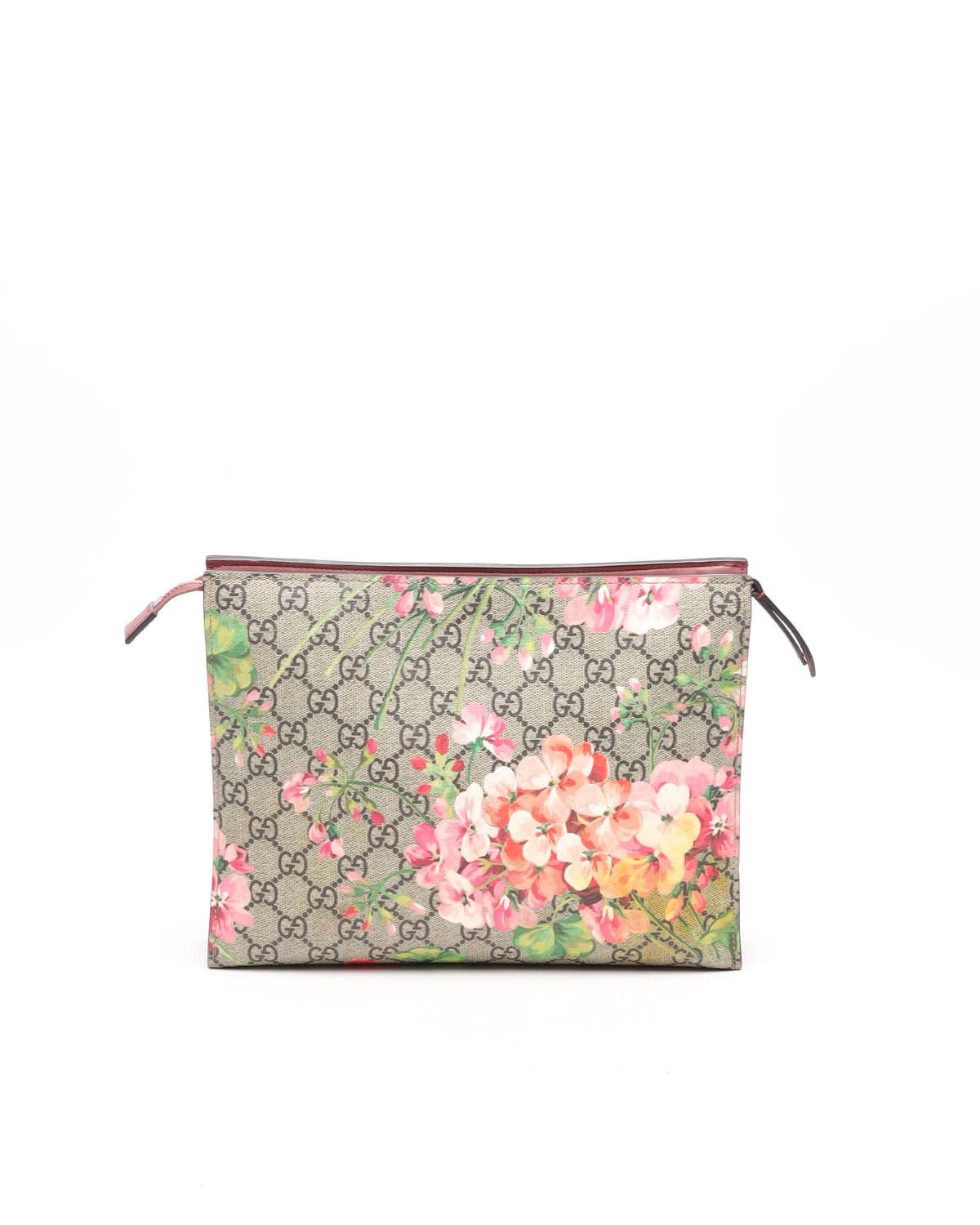 Gucci Supreme Blooms Cosmetic Bag In Multi