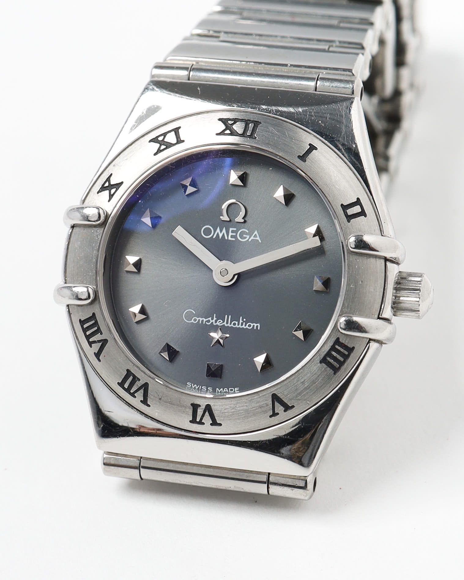 Omega Lady-constellation 22,5mm Ref 1561.51 Full Set Watch In Metallic