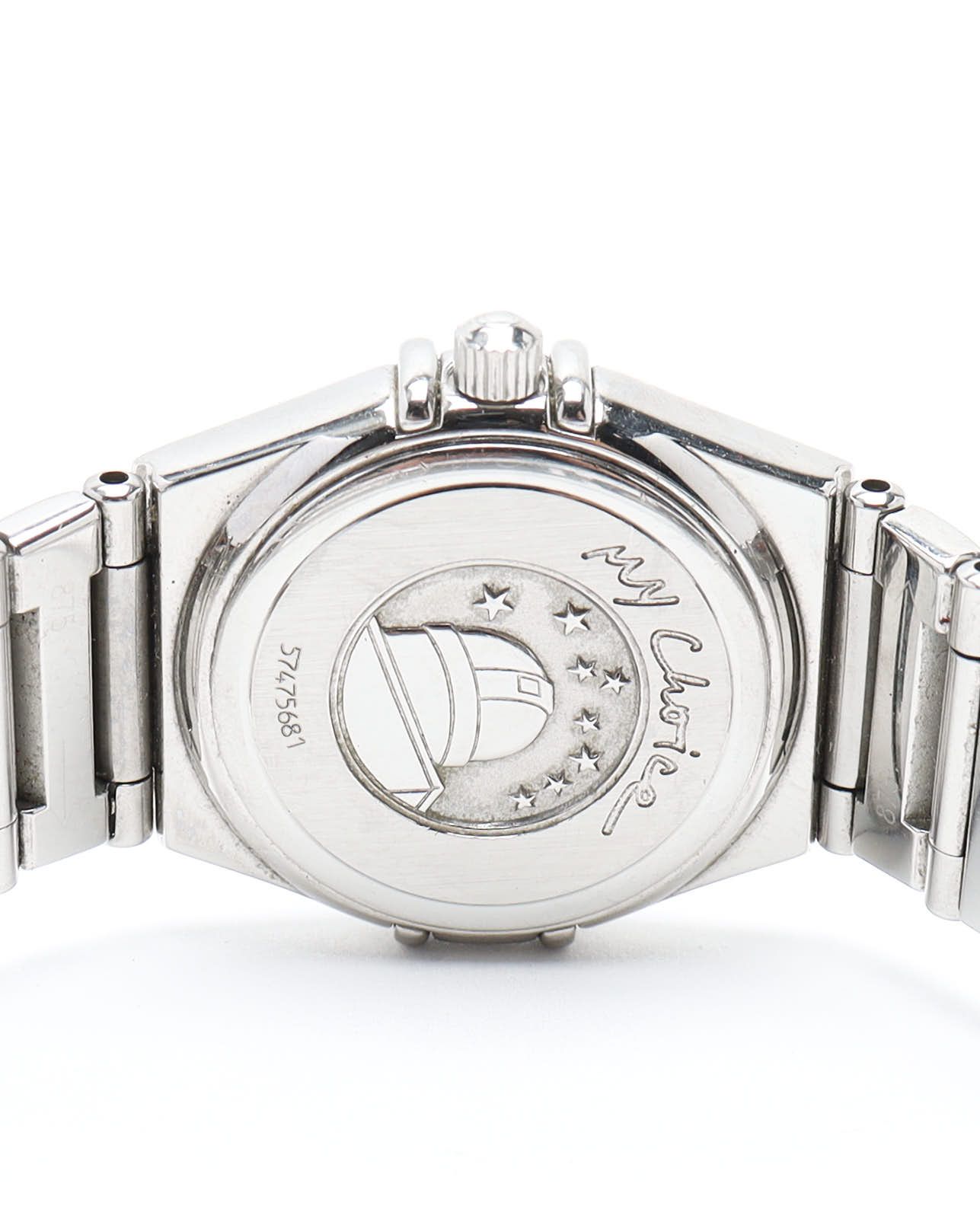 Omega Lady-constellation 22,5mm Ref 1561.51 Full Set Watch In Metallic