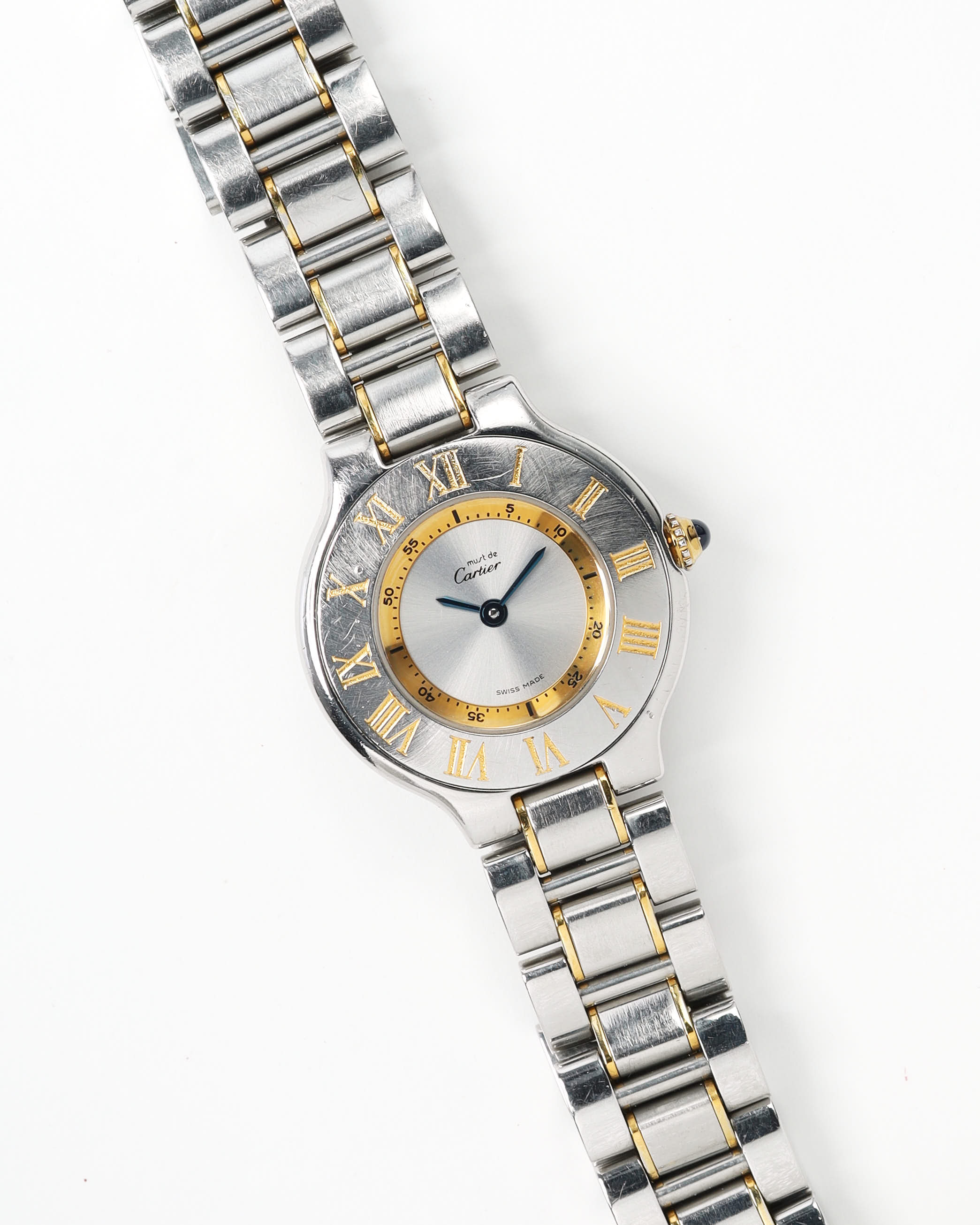 Cartier 21 Must De  28mm Ref 1340 Watch In Silver