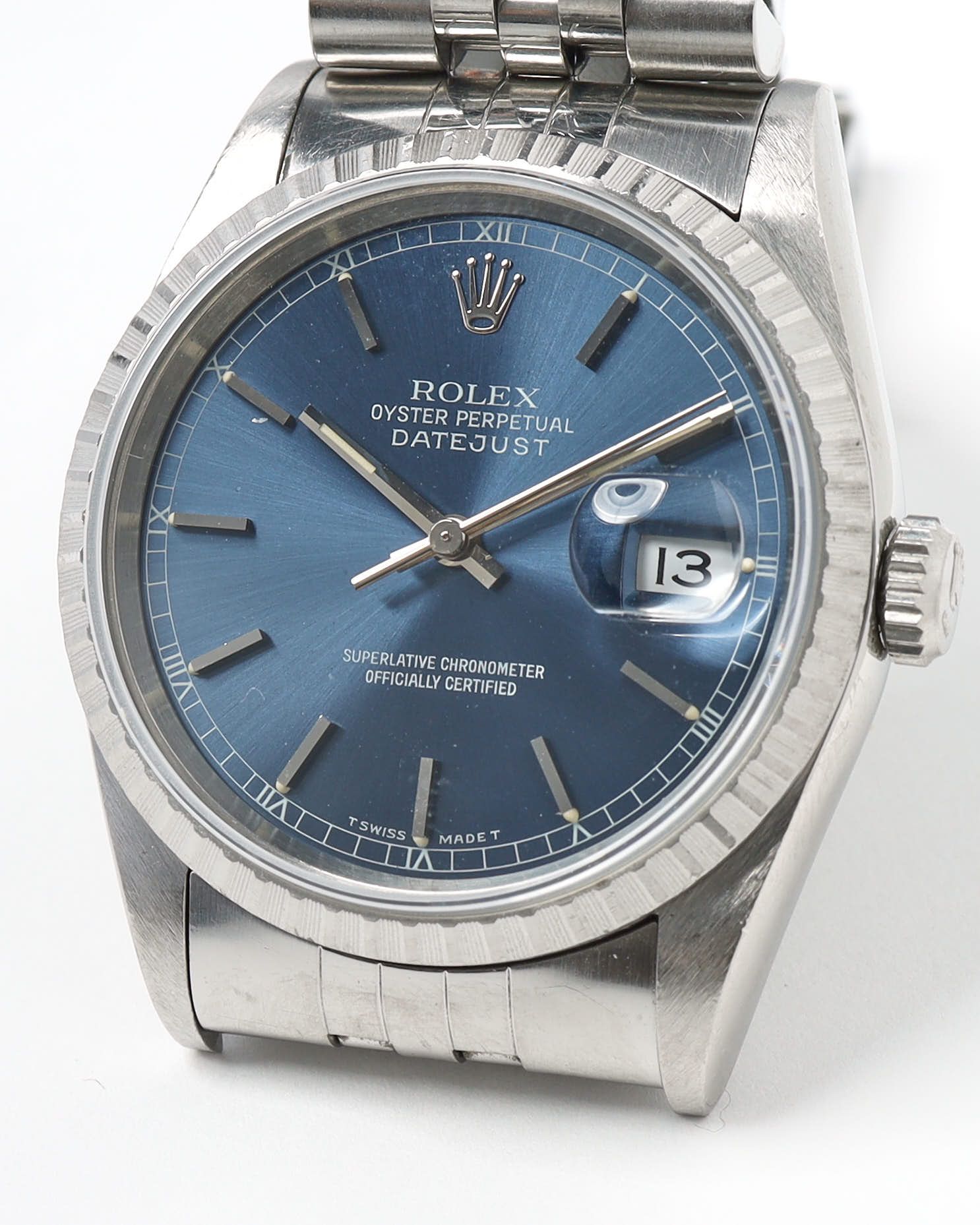 Rolex Datejust 36mm Ref 16220 1995 Watch In Metallic