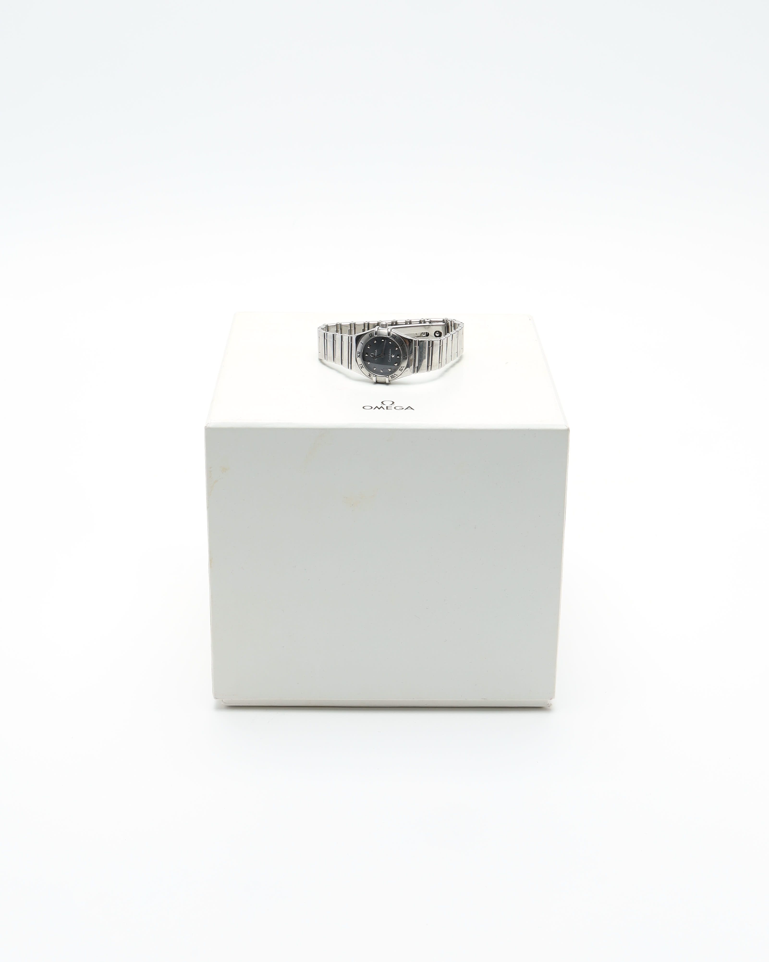 Omega Lady-constellation 22,5mm Ref 1561.51 Full Set Watch In Metallic