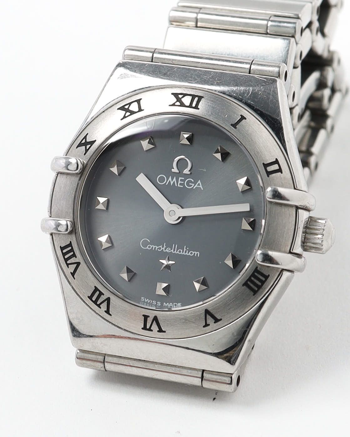 Omega Lady-constellation 22,5mm Ref 1561.51 Full Set Watch In Metallic