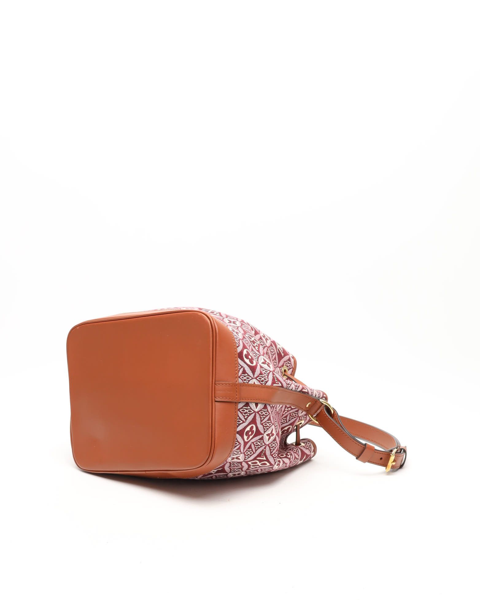 Pre-owned Louis Vuitton Noé Petit Bordeaux Since 1854 Bag In Burgundy